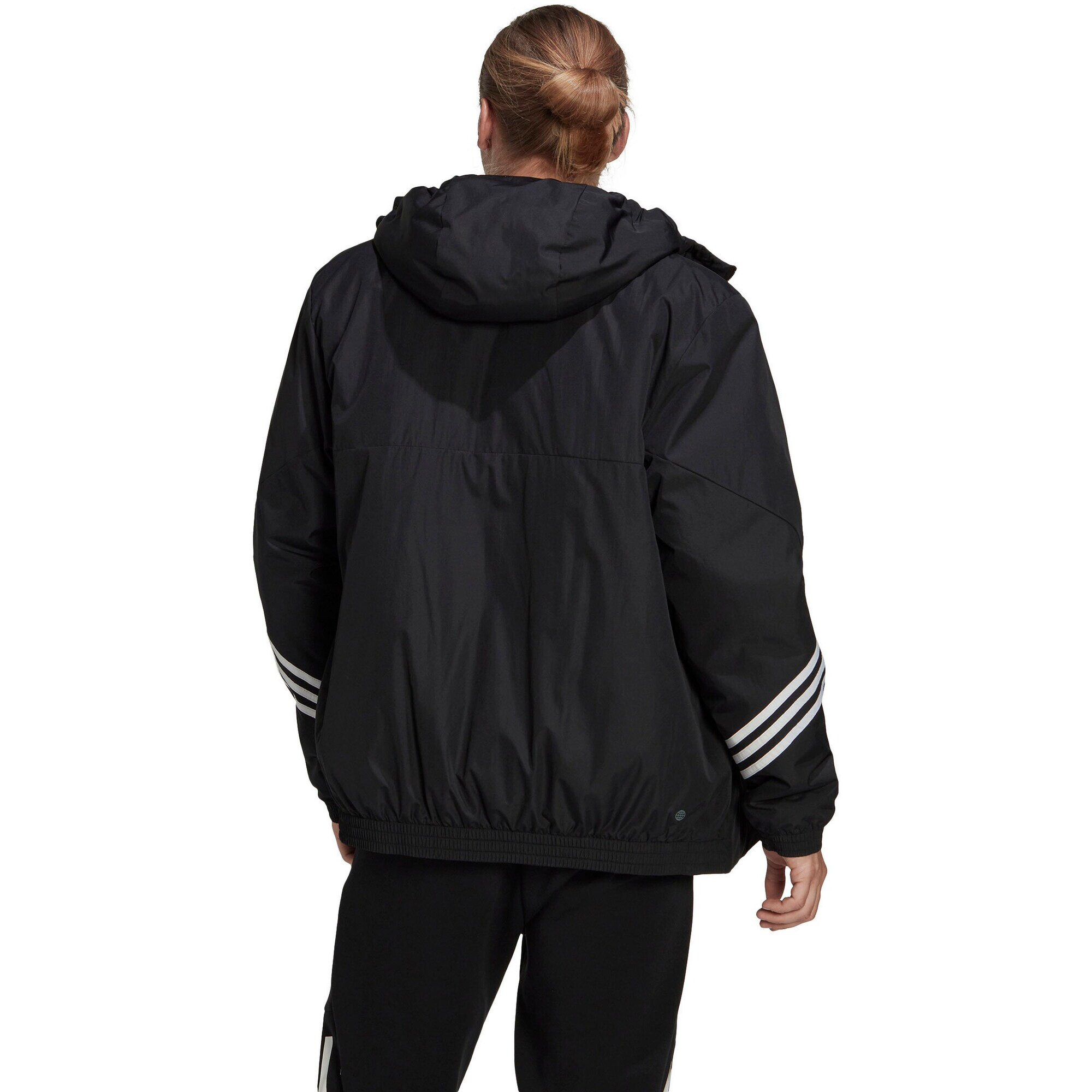 ADIDAS SPORTSWEAR Geacă outdoor 'Back To ' negru / alb - Pled.ro