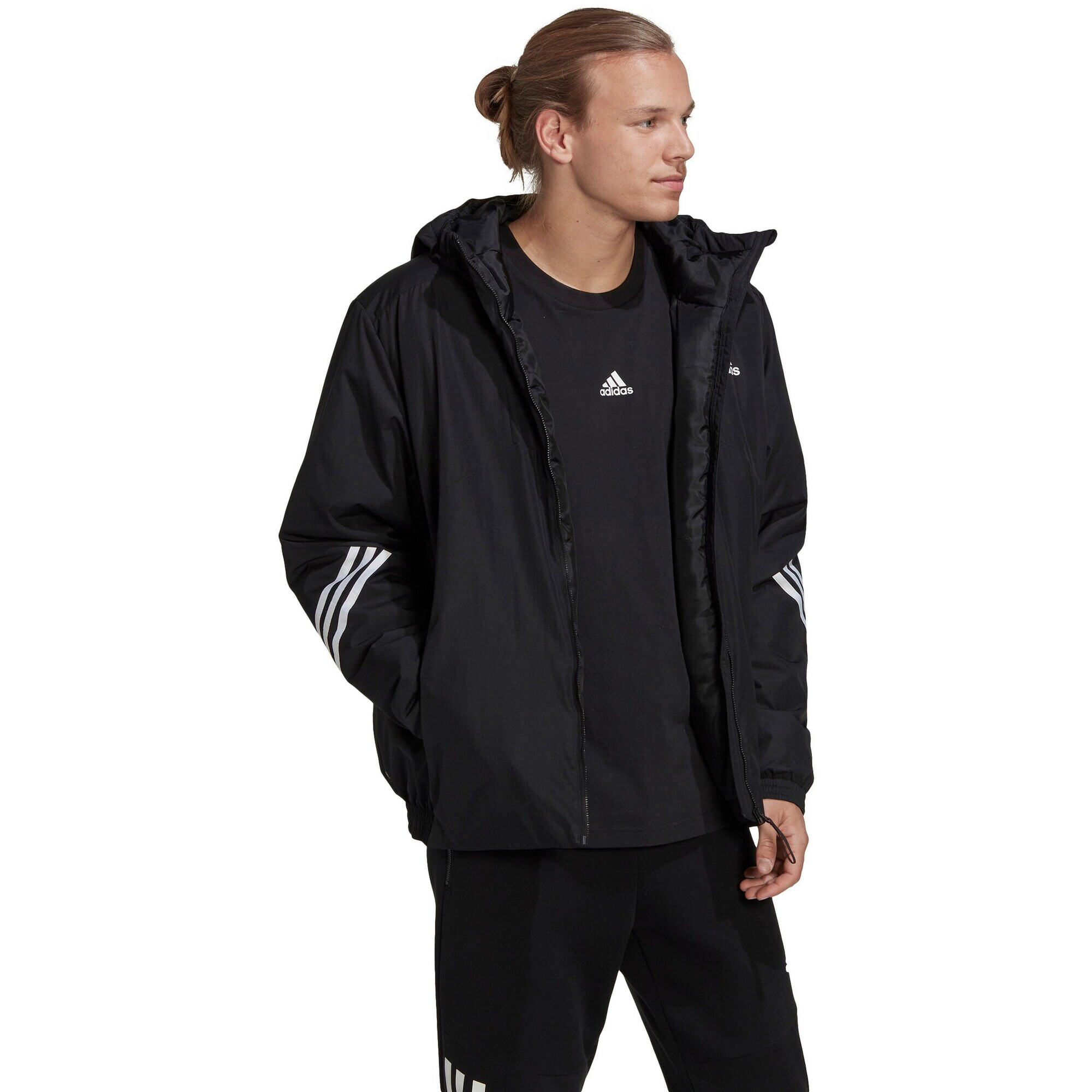 ADIDAS SPORTSWEAR Geacă outdoor 'Back To ' negru / alb - Pled.ro