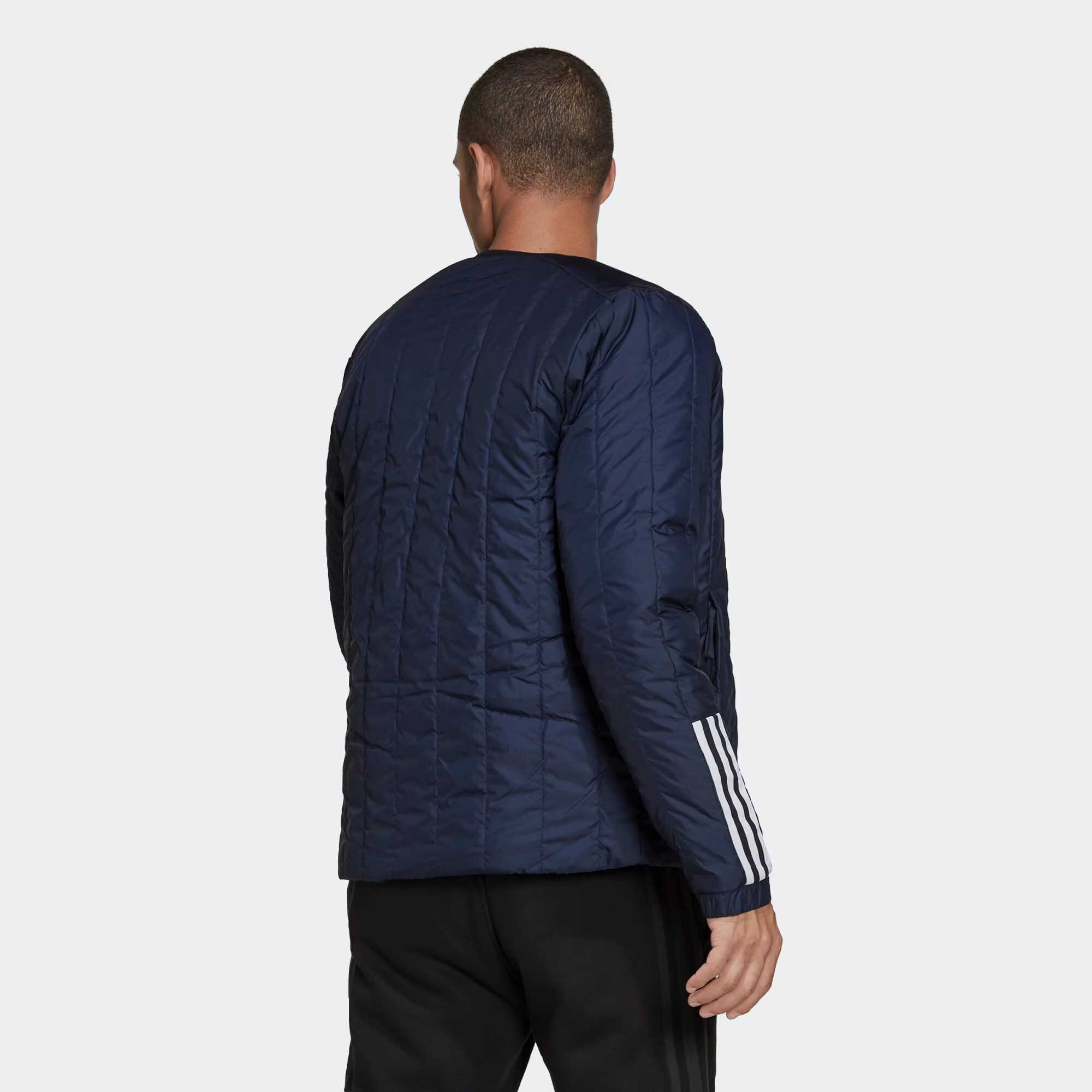 ADIDAS SPORTSWEAR Geacă outdoor bleumarin / alb - Pled.ro