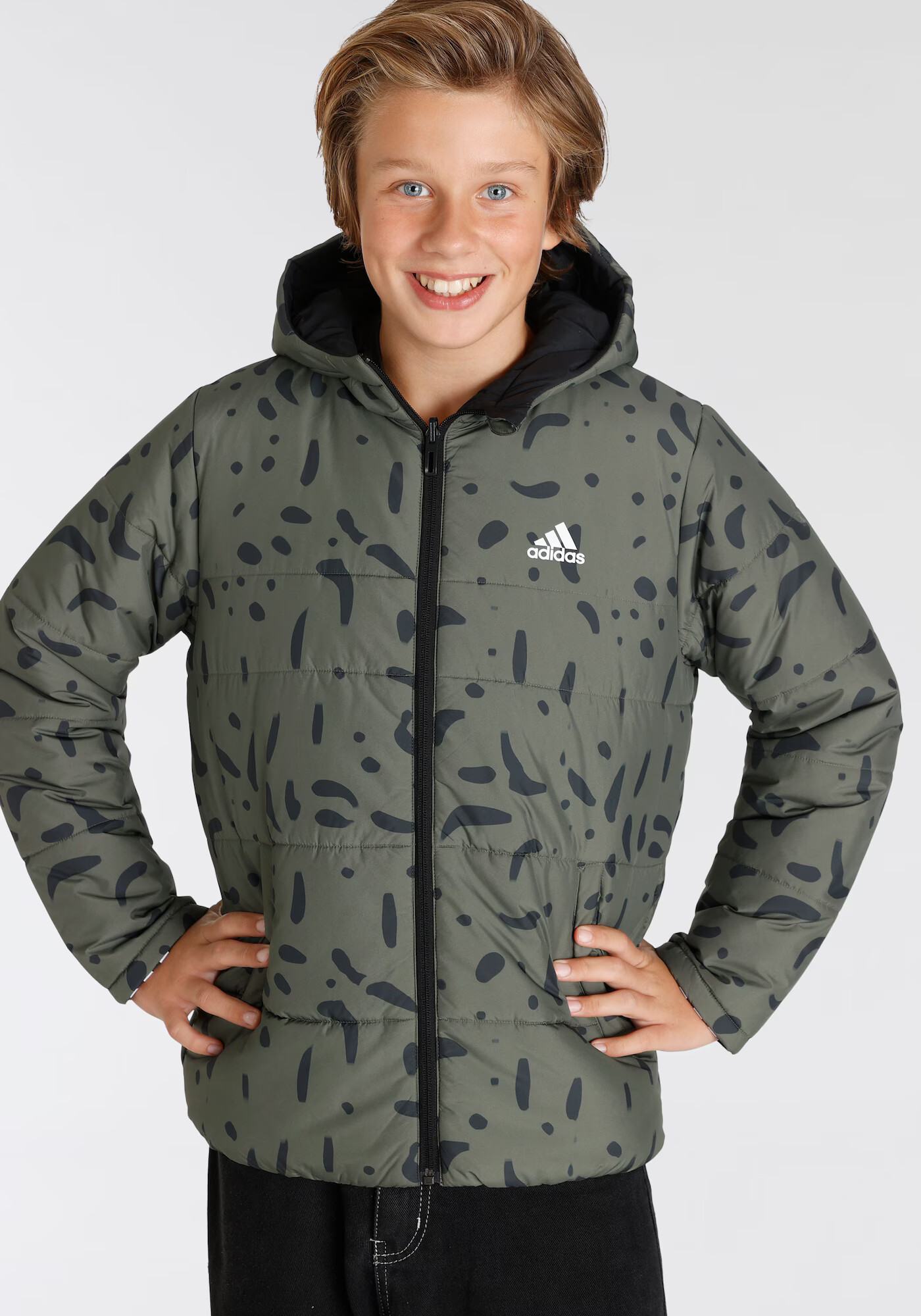 ADIDAS SPORTSWEAR Geacă outdoor oliv / negru / alb - Pled.ro