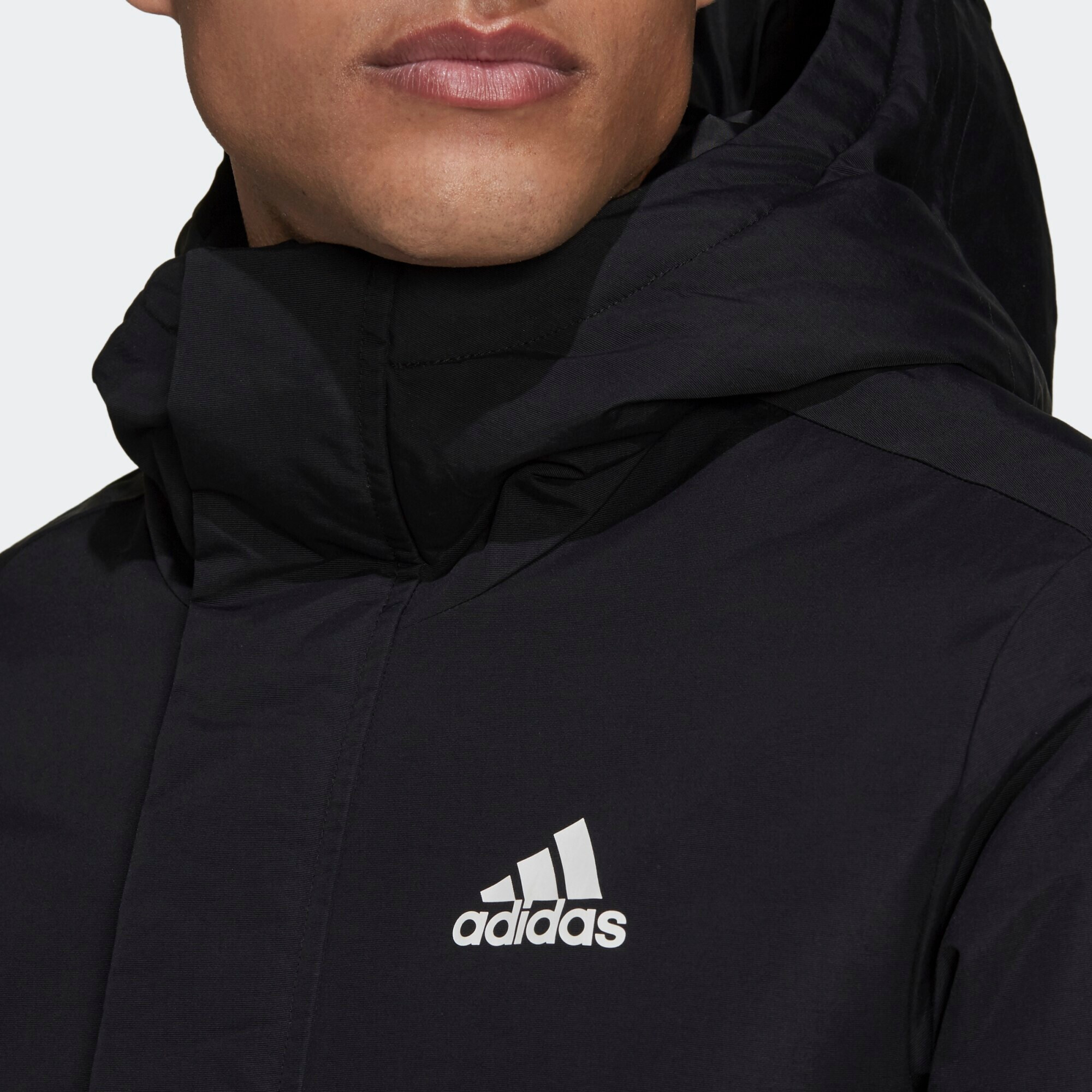 ADIDAS SPORTSWEAR Geacă outdoor 'Utilitas 3-Stripes ' negru / alb - Pled.ro