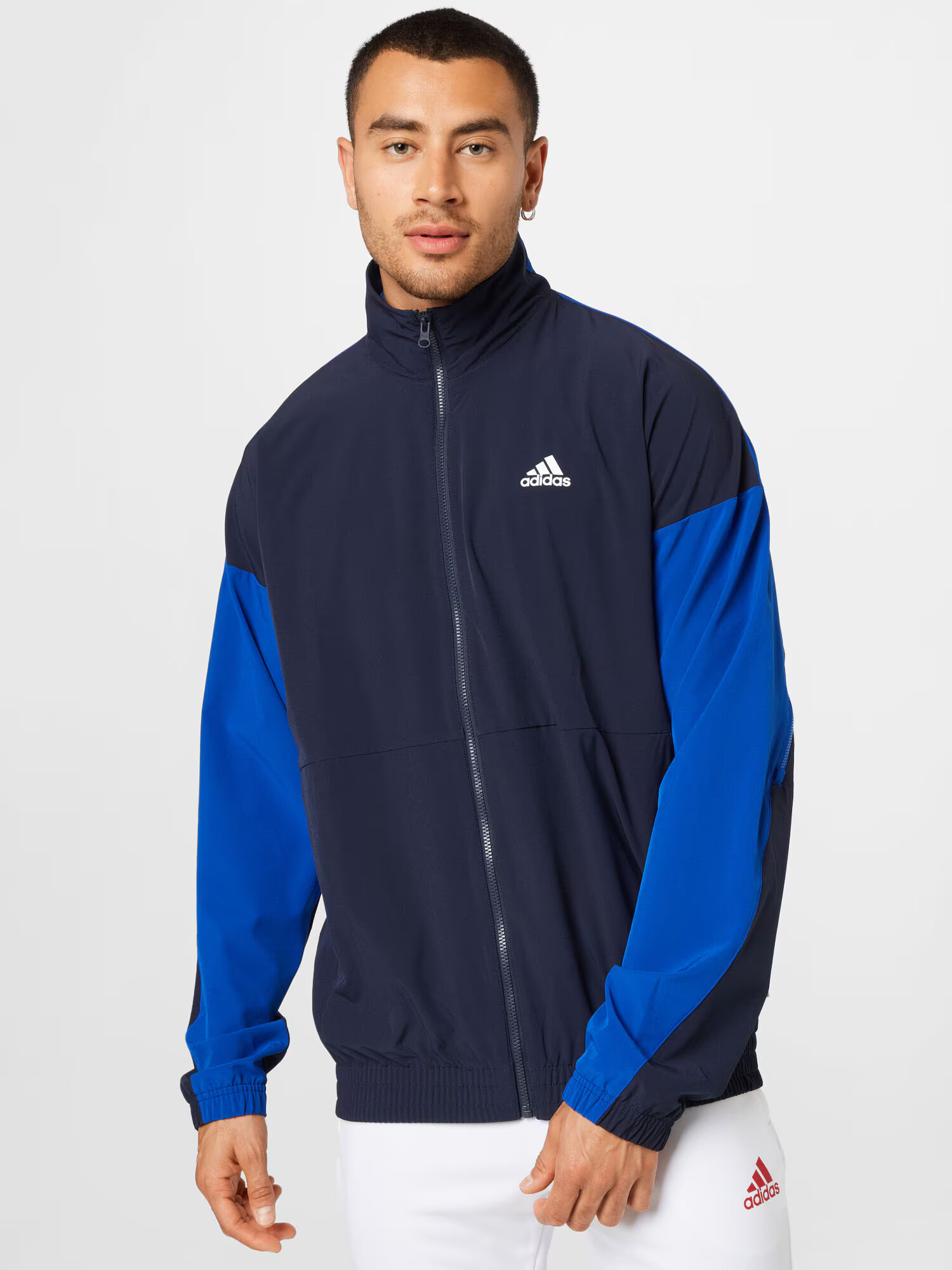 ADIDAS SPORTSWEAR Geacă sport albastru / bleumarin / alb - Pled.ro