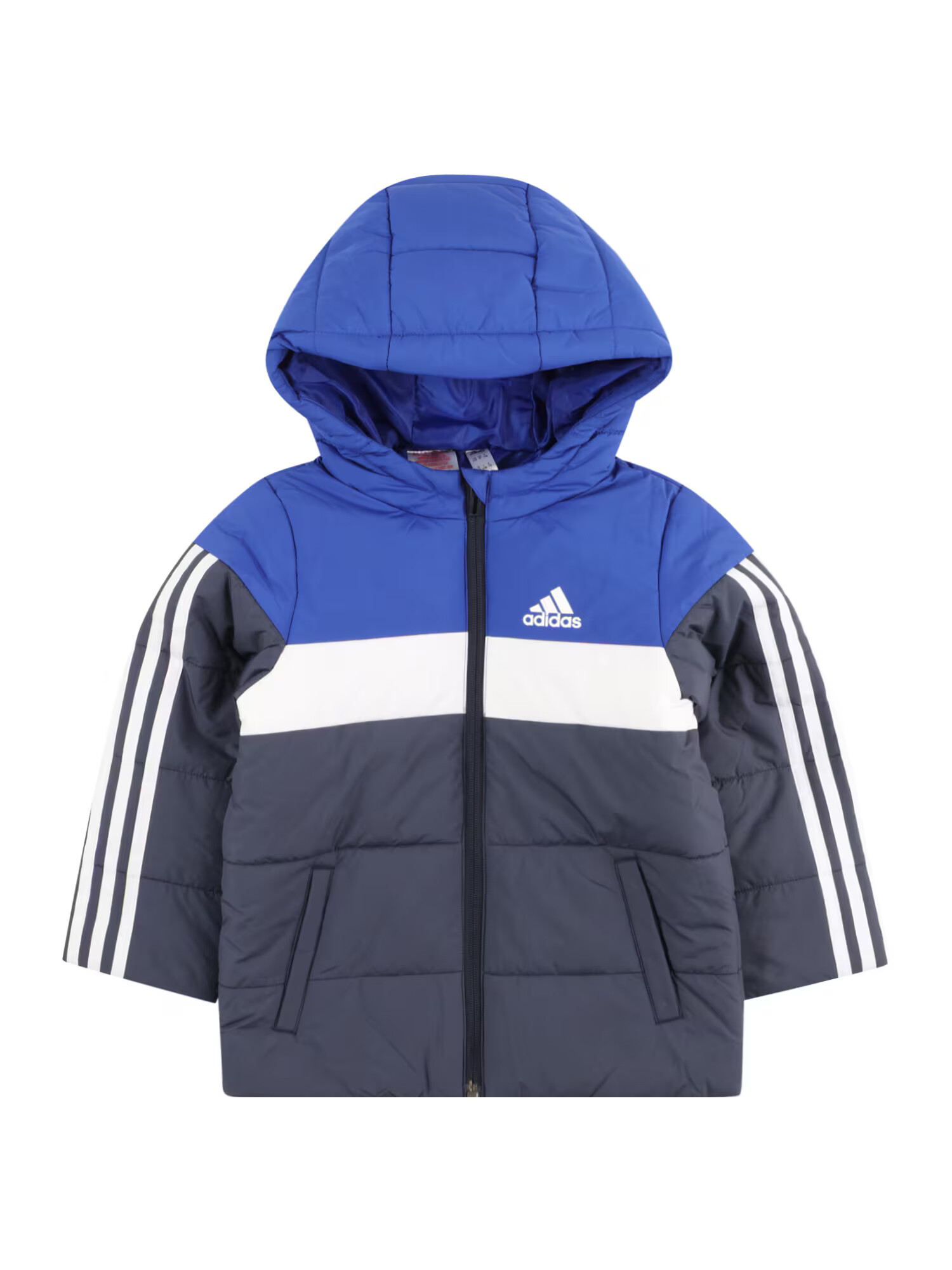 ADIDAS SPORTSWEAR Geacă sport 'Padded' albastru / bleumarin / alb - Pled.ro