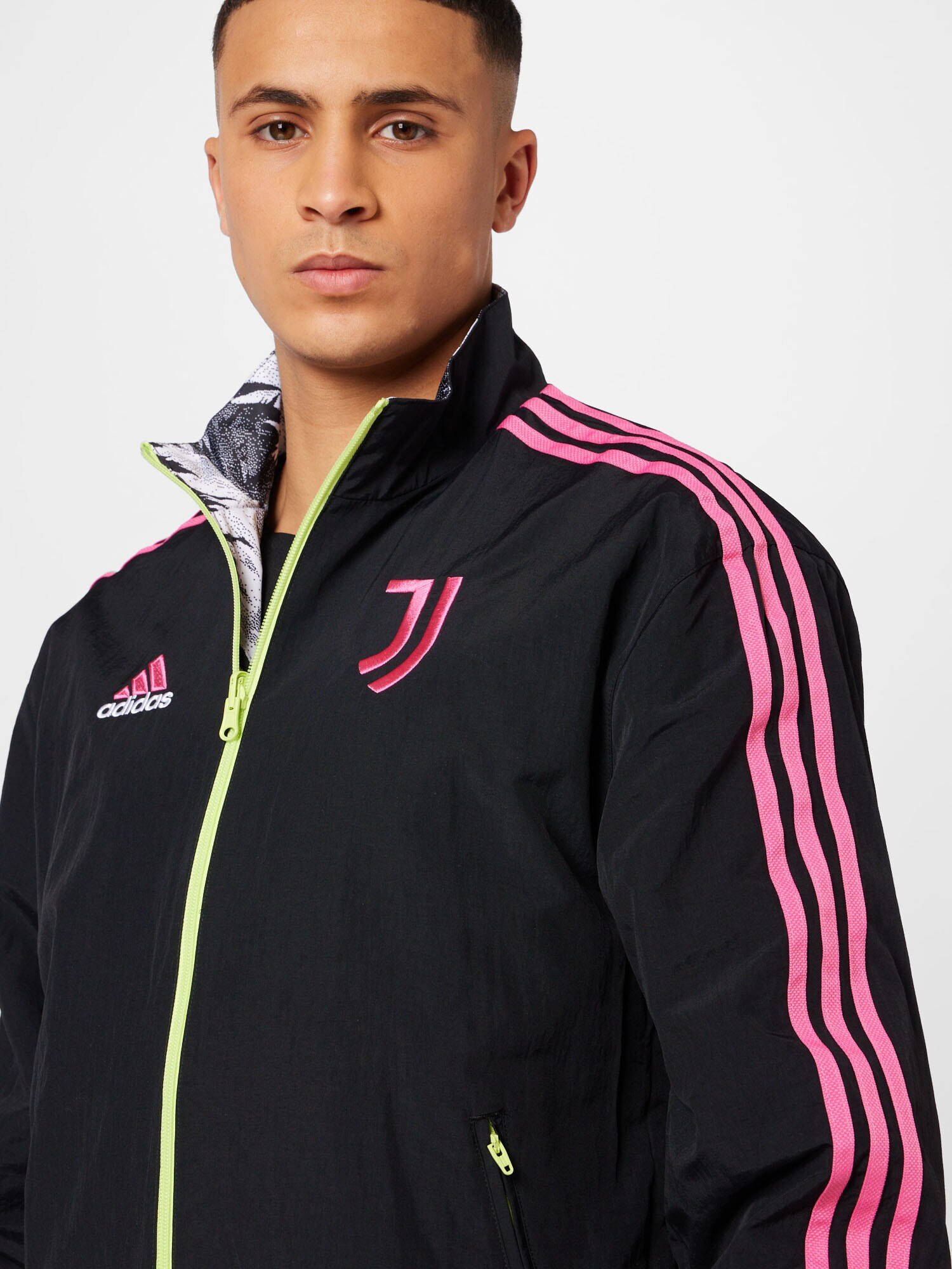 ADIDAS SPORTSWEAR Geacă sport 'Juventus Turin' roz / negru / alb - Pled.ro