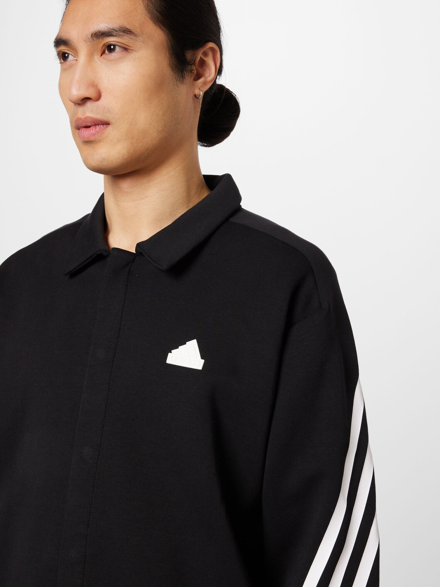 ADIDAS SPORTSWEAR Geacă sport 'Future Icons 3-Stripes es' negru / alb - Pled.ro