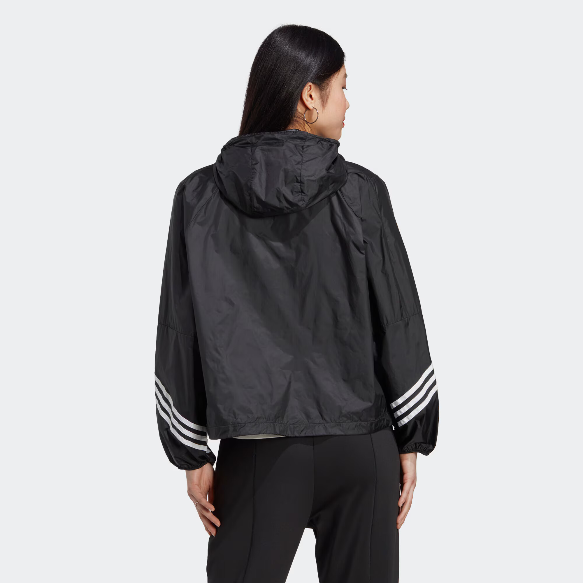 ADIDAS SPORTSWEAR Geacă sport negru / alb - Pled.ro