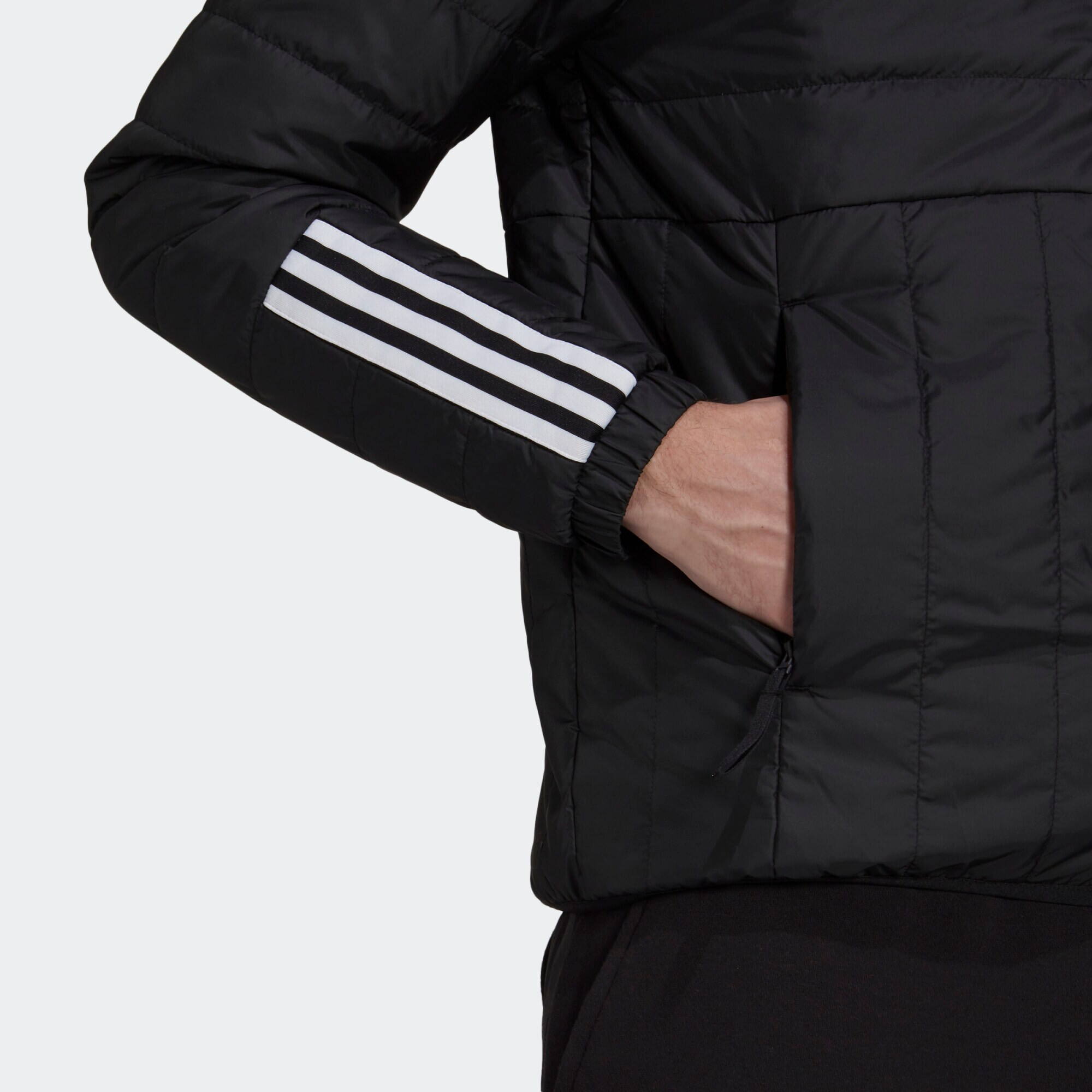 ADIDAS SPORTSWEAR Geacă sport 'Itavic 3-Stripes Light ' negru / alb - Pled.ro