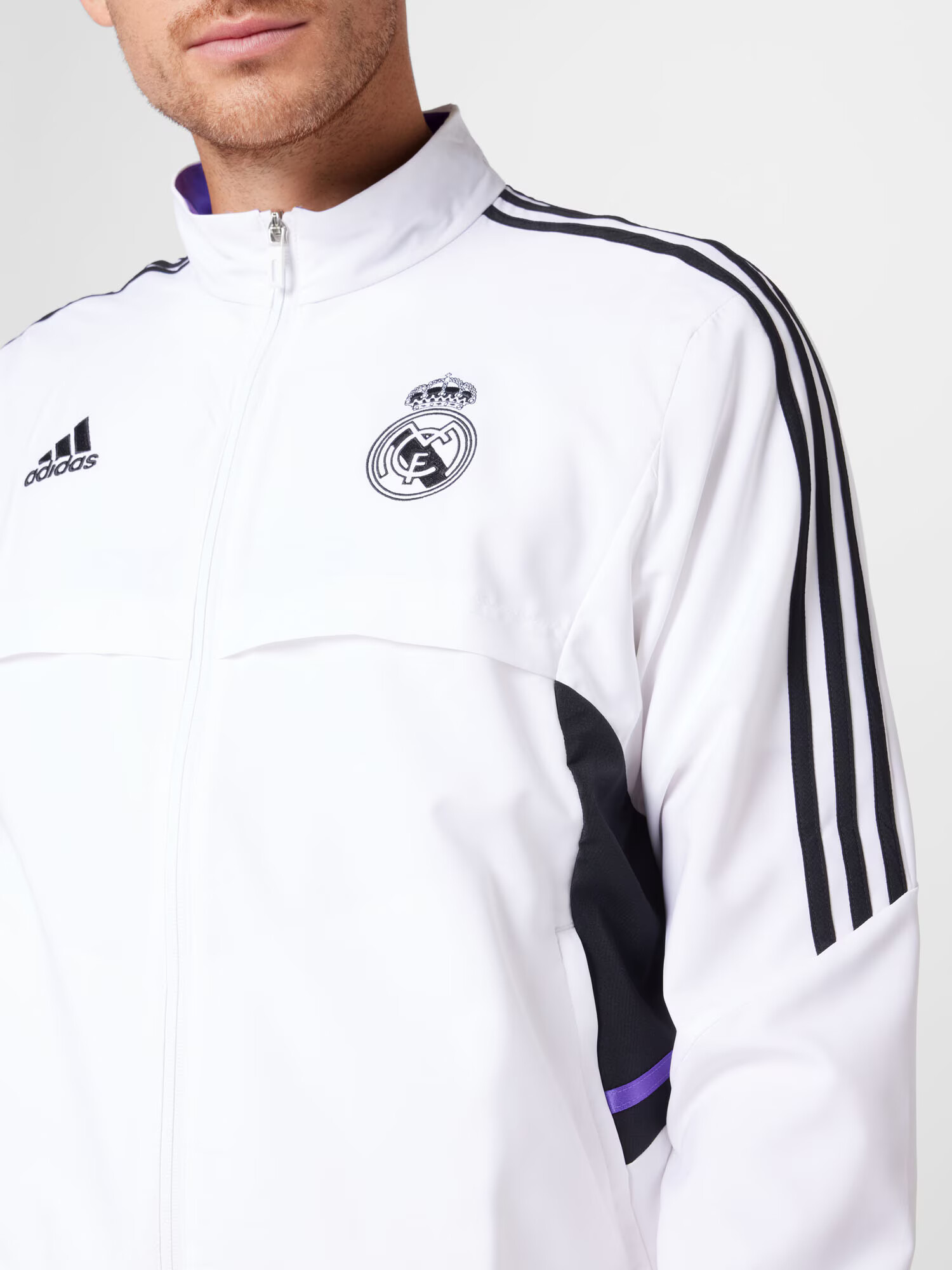 ADIDAS SPORTSWEAR Geacă sport 'Real Madrid Condivo 22' negru / alb - Pled.ro