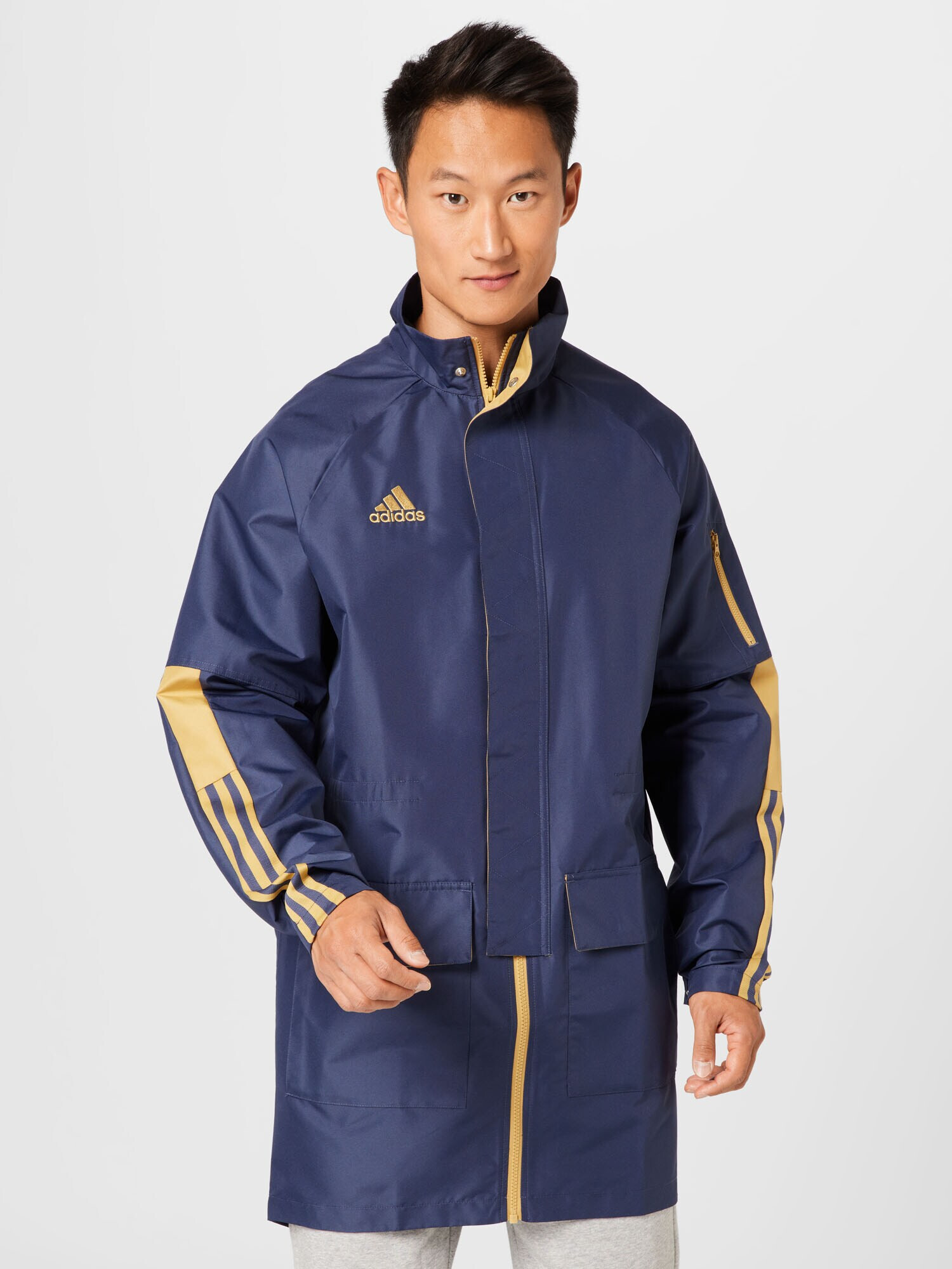 ADIDAS SPORTSWEAR Geacă sport 'Tiro' bleumarin / galben auriu - Pled.ro