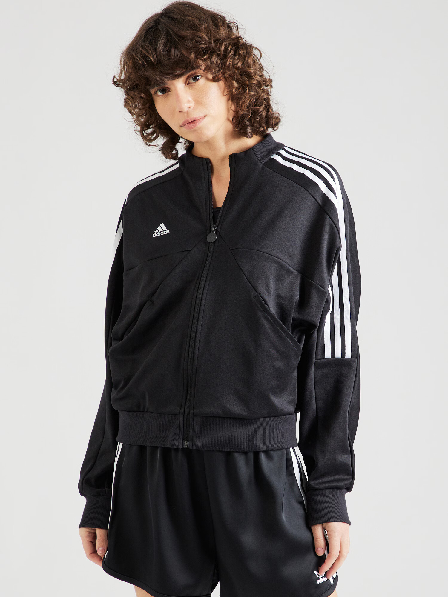 ADIDAS SPORTSWEAR Geacă sport 'Tiro' negru / alb - Pled.ro