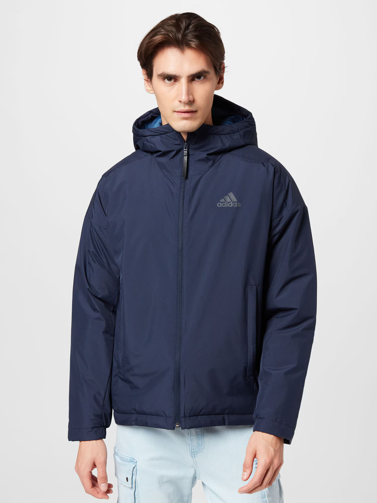 ADIDAS SPORTSWEAR Geacă sport 'Traveer Insulated' albastru noapte / gri închis - Pled.ro