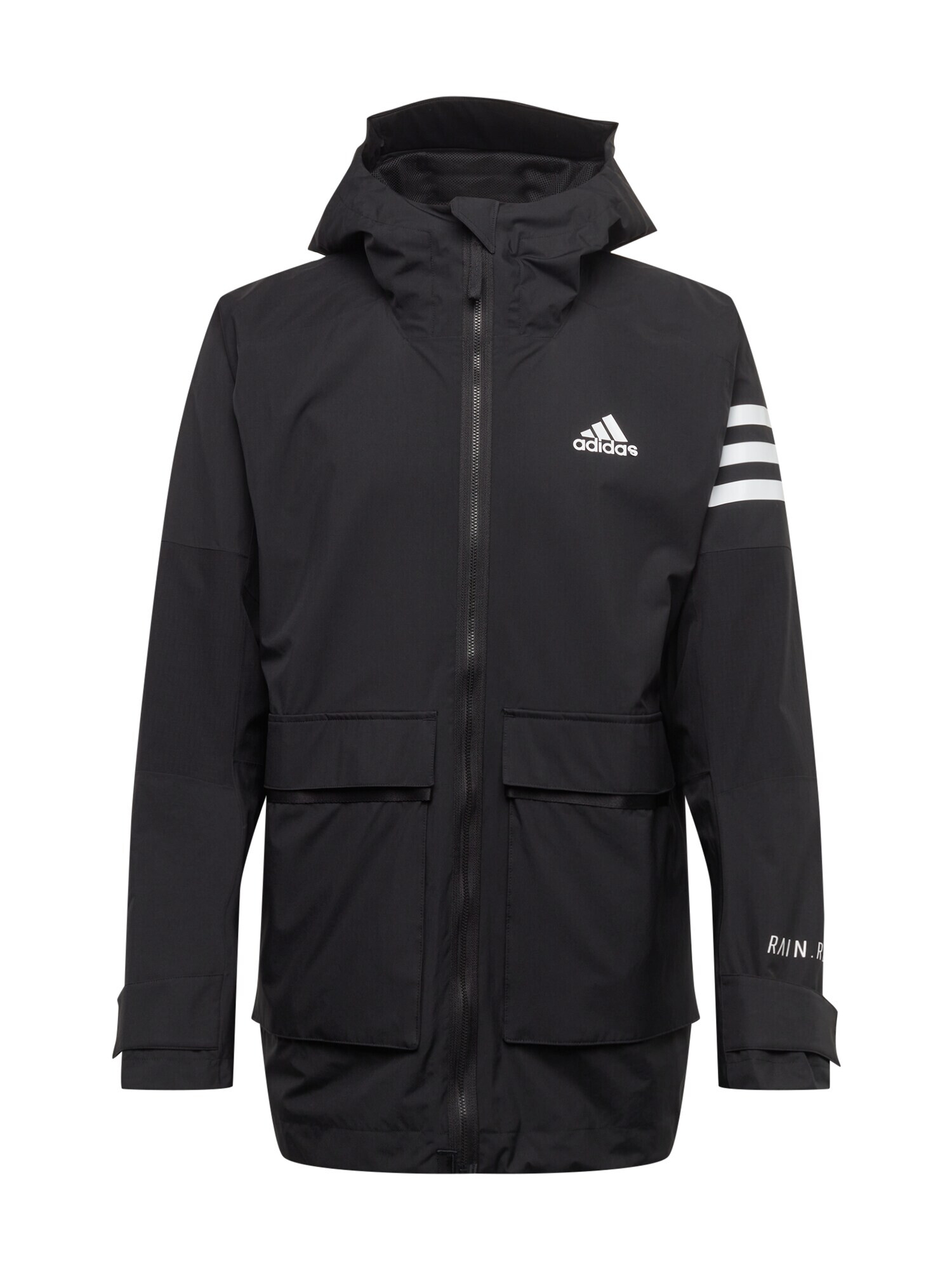 ADIDAS SPORTSWEAR Geacă sport 'Utilitas' negru / alb - Pled.ro