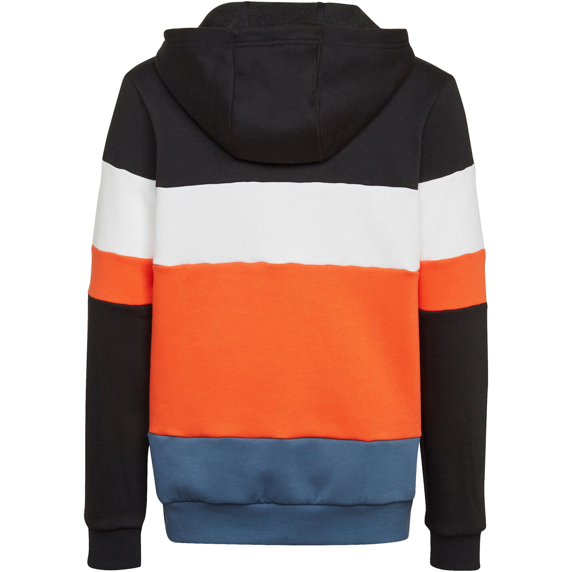 ADIDAS SPORTSWEAR Hanorac sport 'Colorblock Fleece' albastru porumbel / portocaliu / negru / alb - Pled.ro