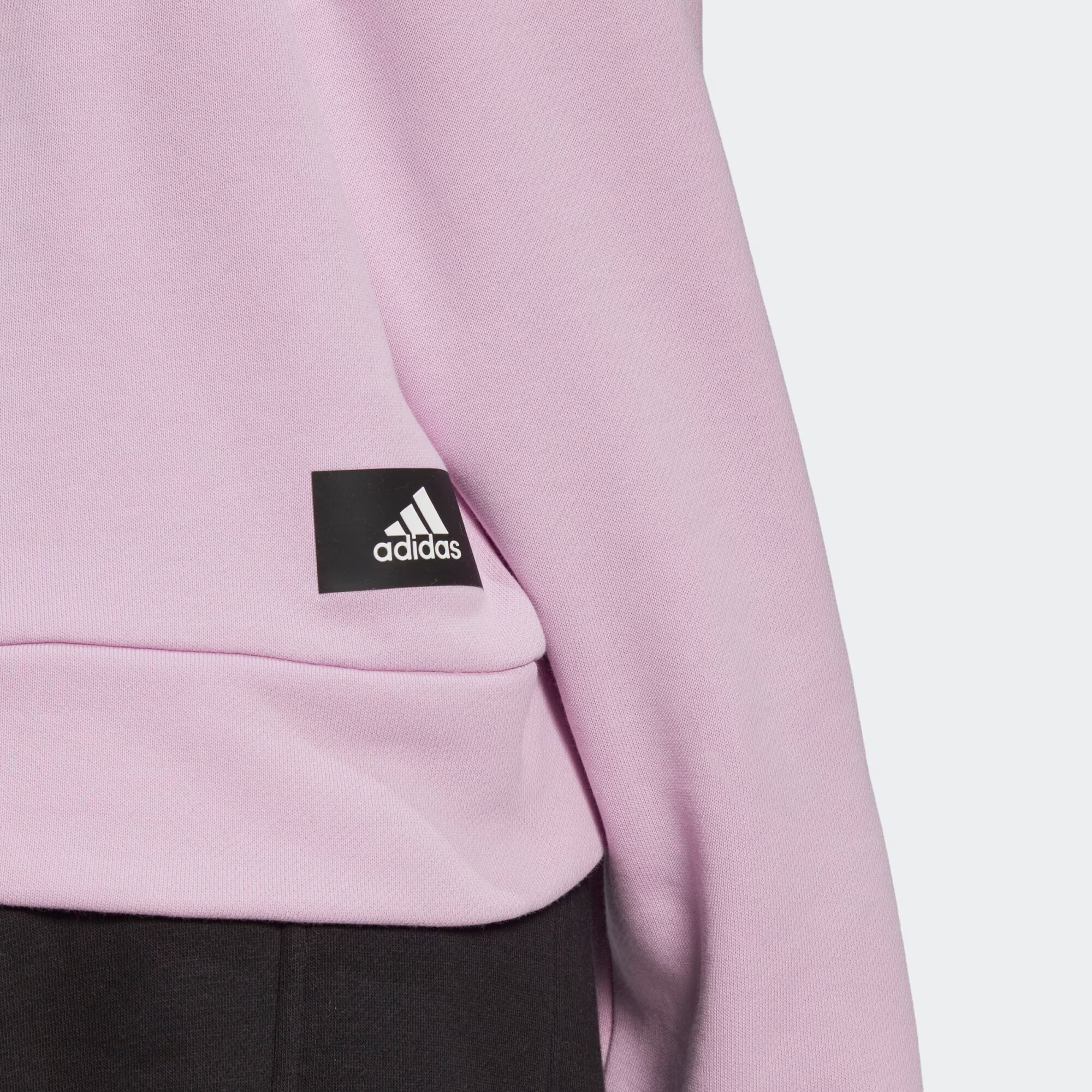 ADIDAS SPORTSWEAR Hanorac sport 'Future Icons Badge Of Sport' mauve / negru / alb - Pled.ro