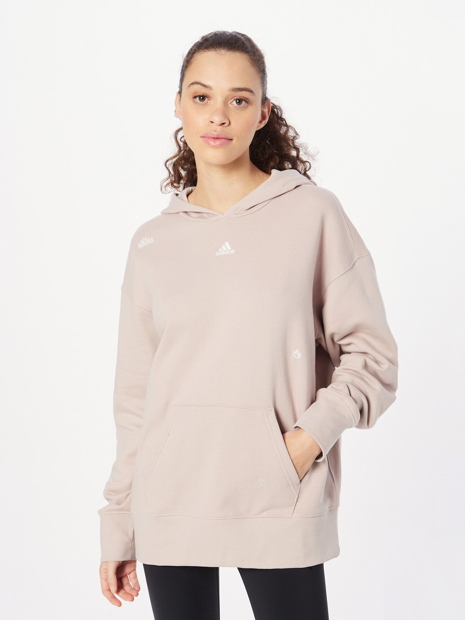 ADIDAS SPORTSWEAR Hanorac sport șampanie / alb - Pled.ro