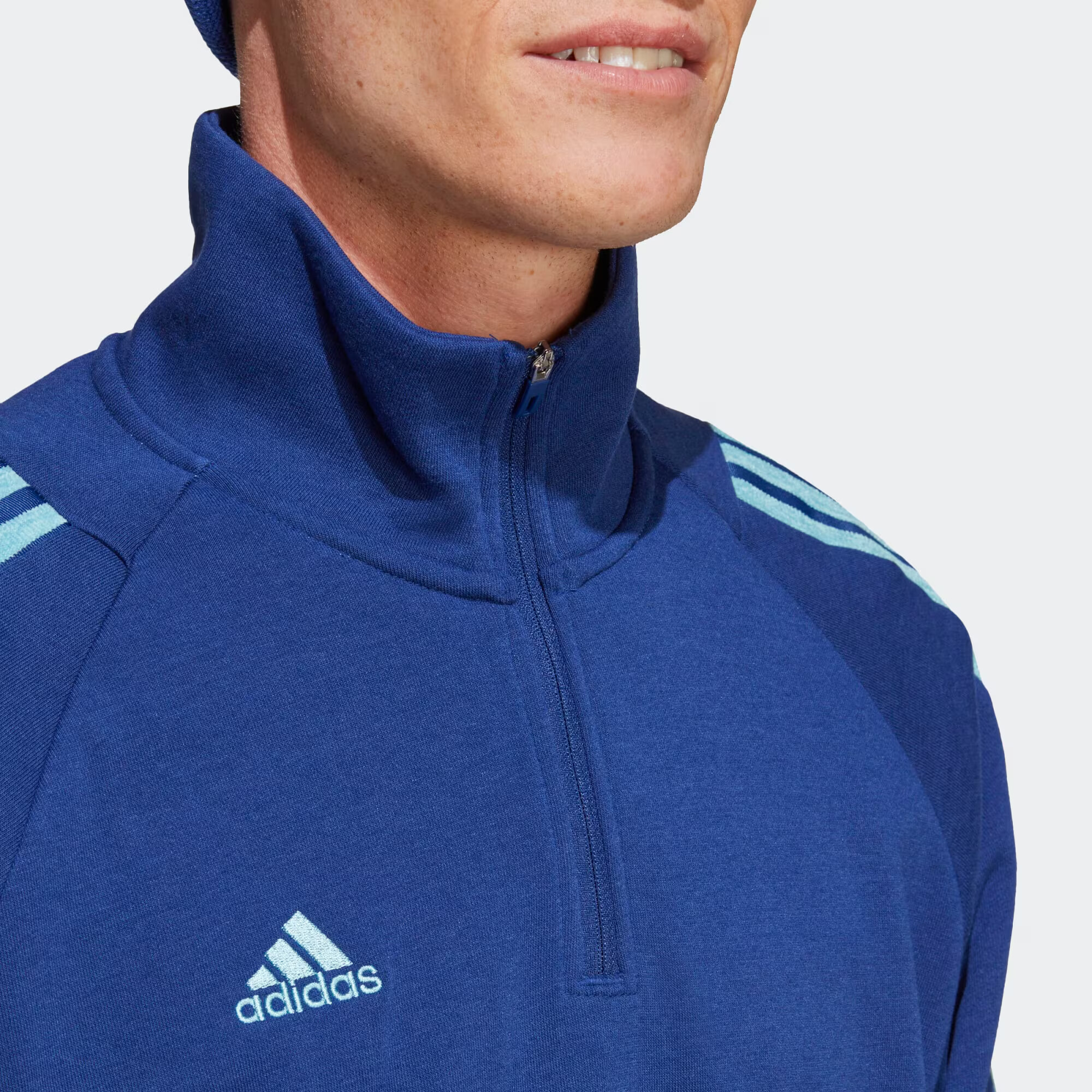 ADIDAS SPORTSWEAR Hanorac sport ' Tiro' turcoaz / albastru închis - Pled.ro