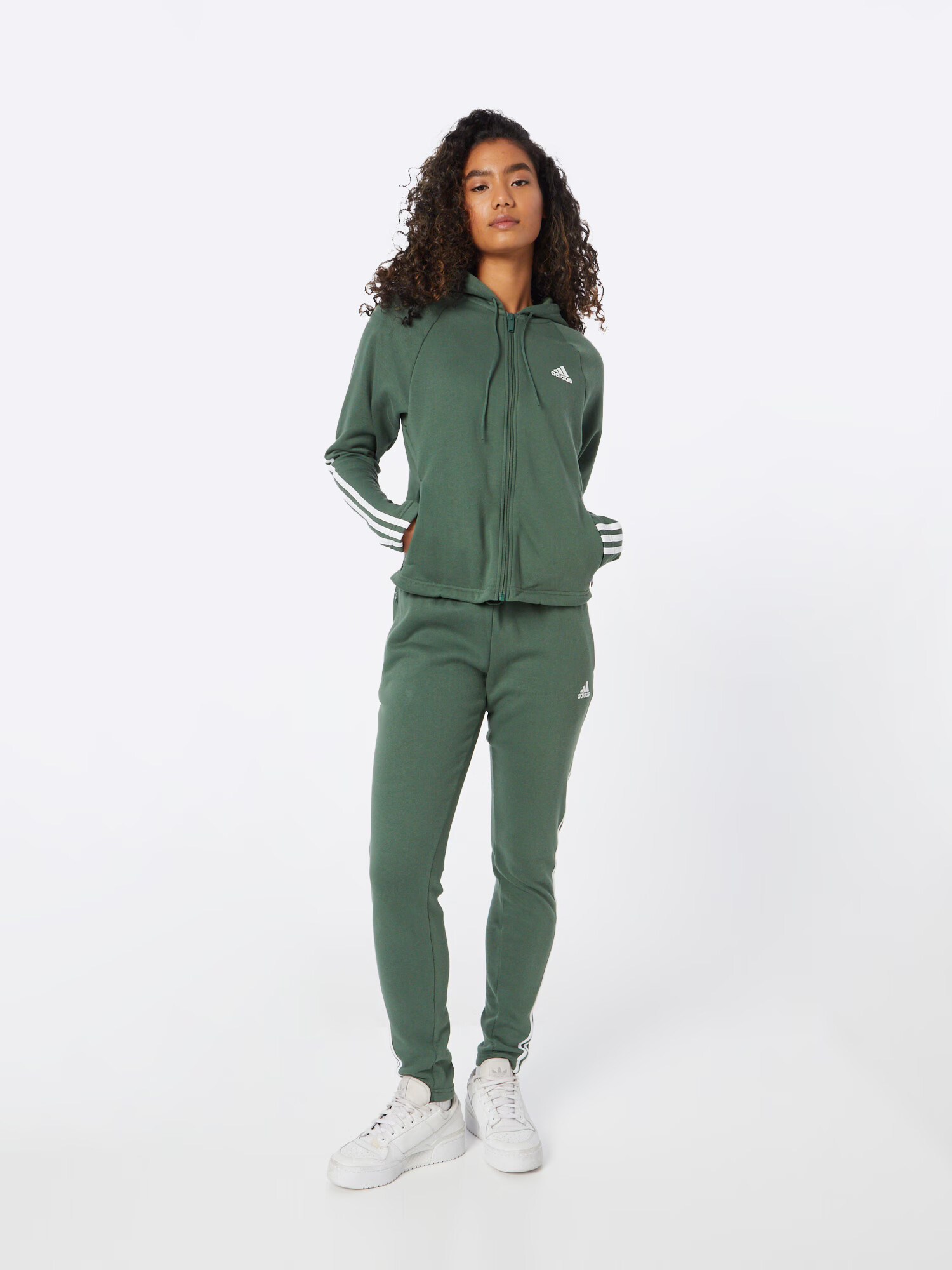 ADIDAS SPORTSWEAR Îmbrăcaminte sport 'Energize' verde închis / alb - Pled.ro