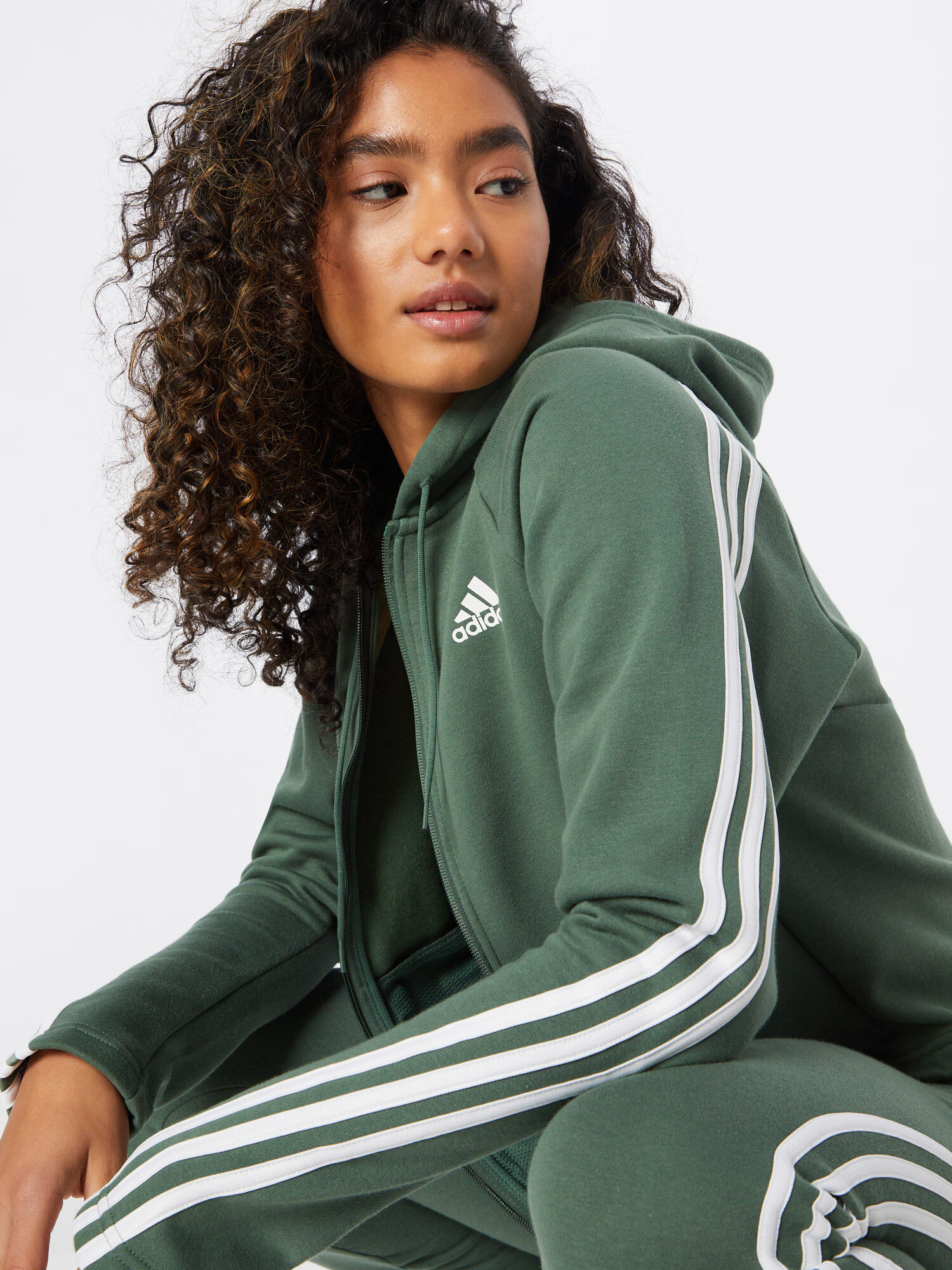 ADIDAS SPORTSWEAR Îmbrăcaminte sport 'Energize' verde închis / alb - Pled.ro