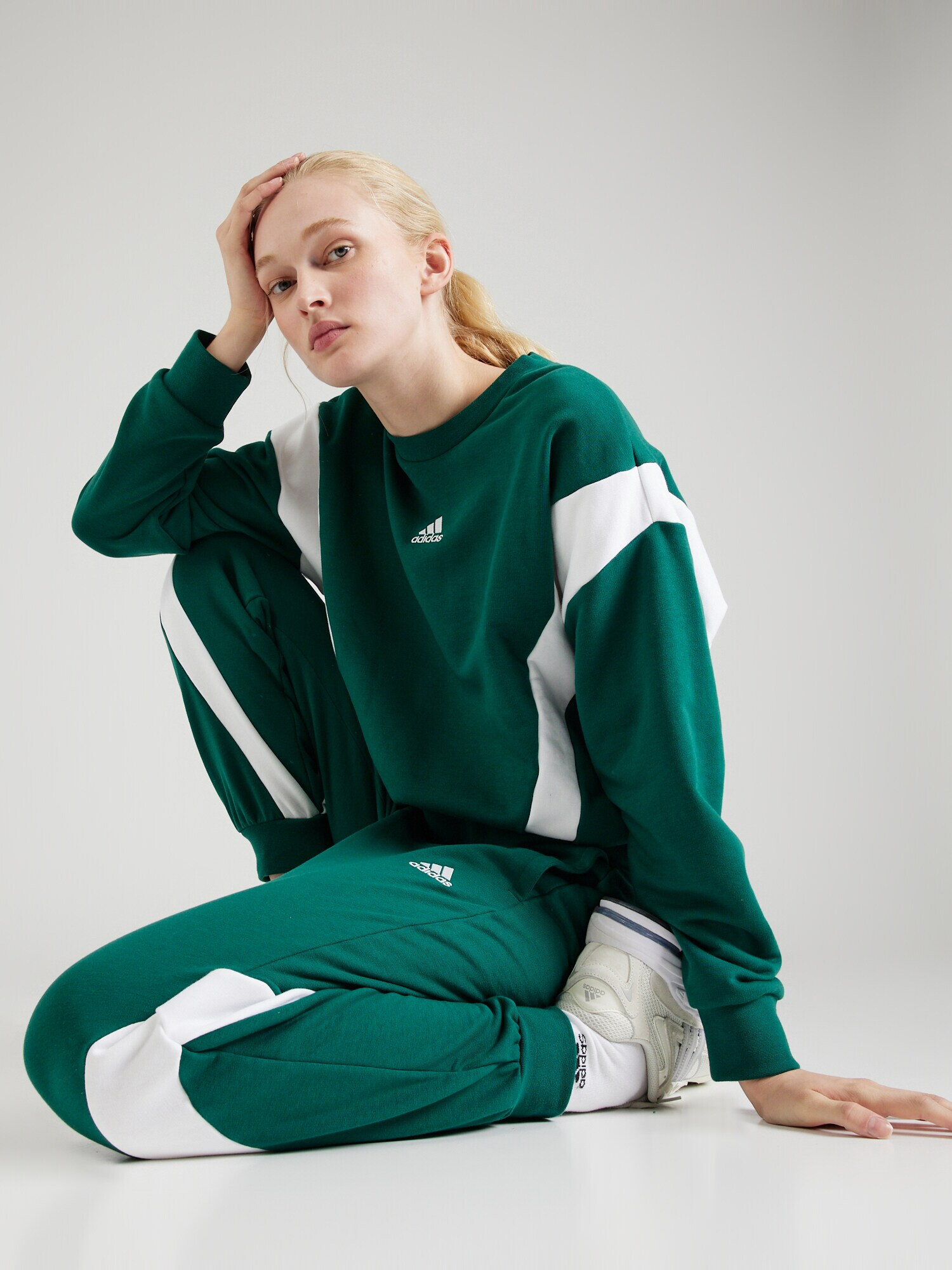 ADIDAS SPORTSWEAR Îmbrăcaminte sport 'Laziday' verde închis / alb - Pled.ro