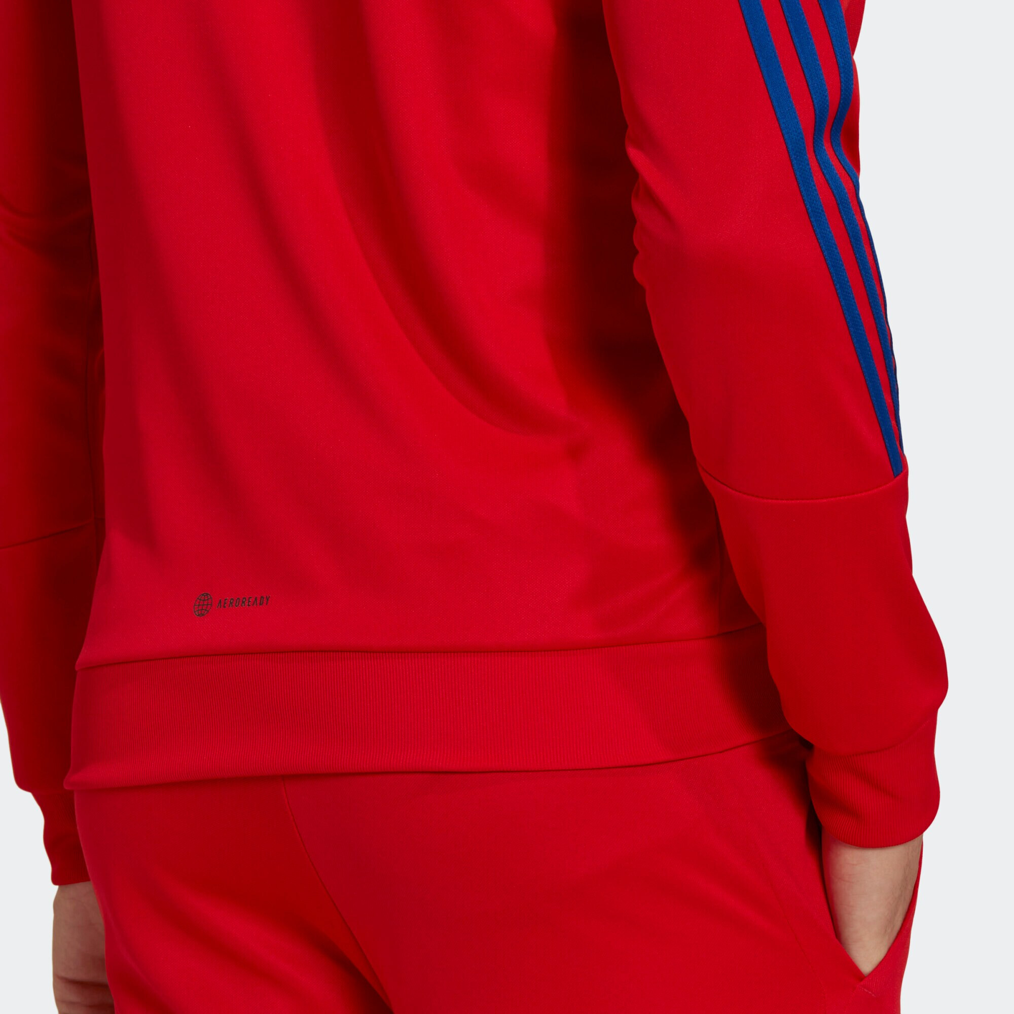 ADIDAS SPORTSWEAR Îmbrăcaminte sport ' Zipped' albastru / roșu / alb - Pled.ro