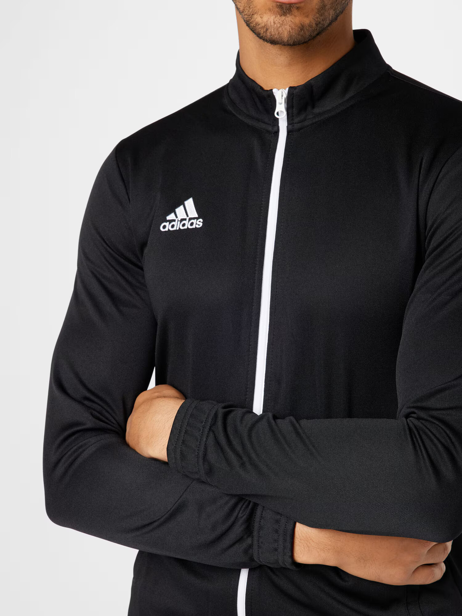 ADIDAS SPORTSWEAR Jachetă de trening negru / alb - Pled.ro