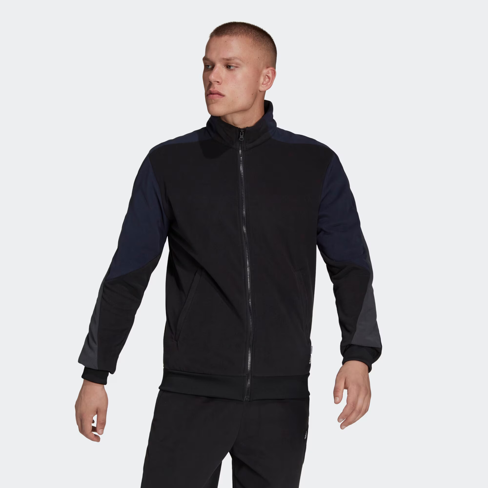 ADIDAS SPORTSWEAR Jachetă fleece funcțională albastru noapte / gri grafit / negru - Pled.ro