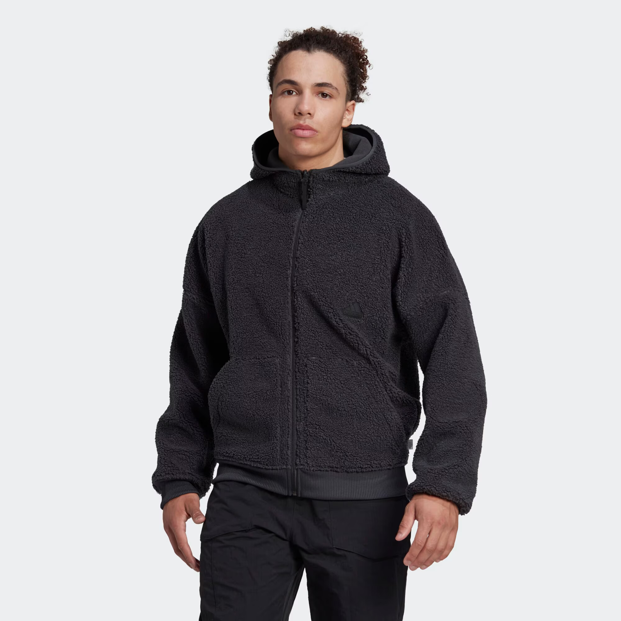 ADIDAS SPORTSWEAR Jachetă fleece funcțională 'Polar Fleece ' gri bazalt - Pled.ro