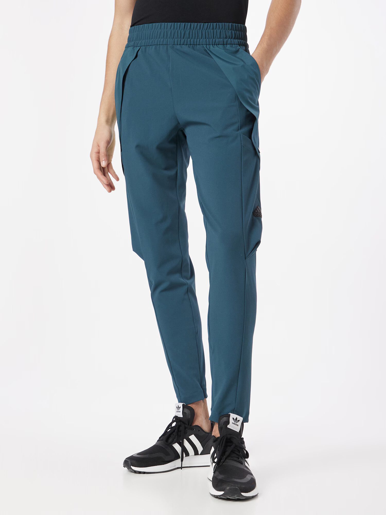 ADIDAS SPORTSWEAR Pantaloni sport 'City Escape ' verde limetă / verde petrol - Pled.ro