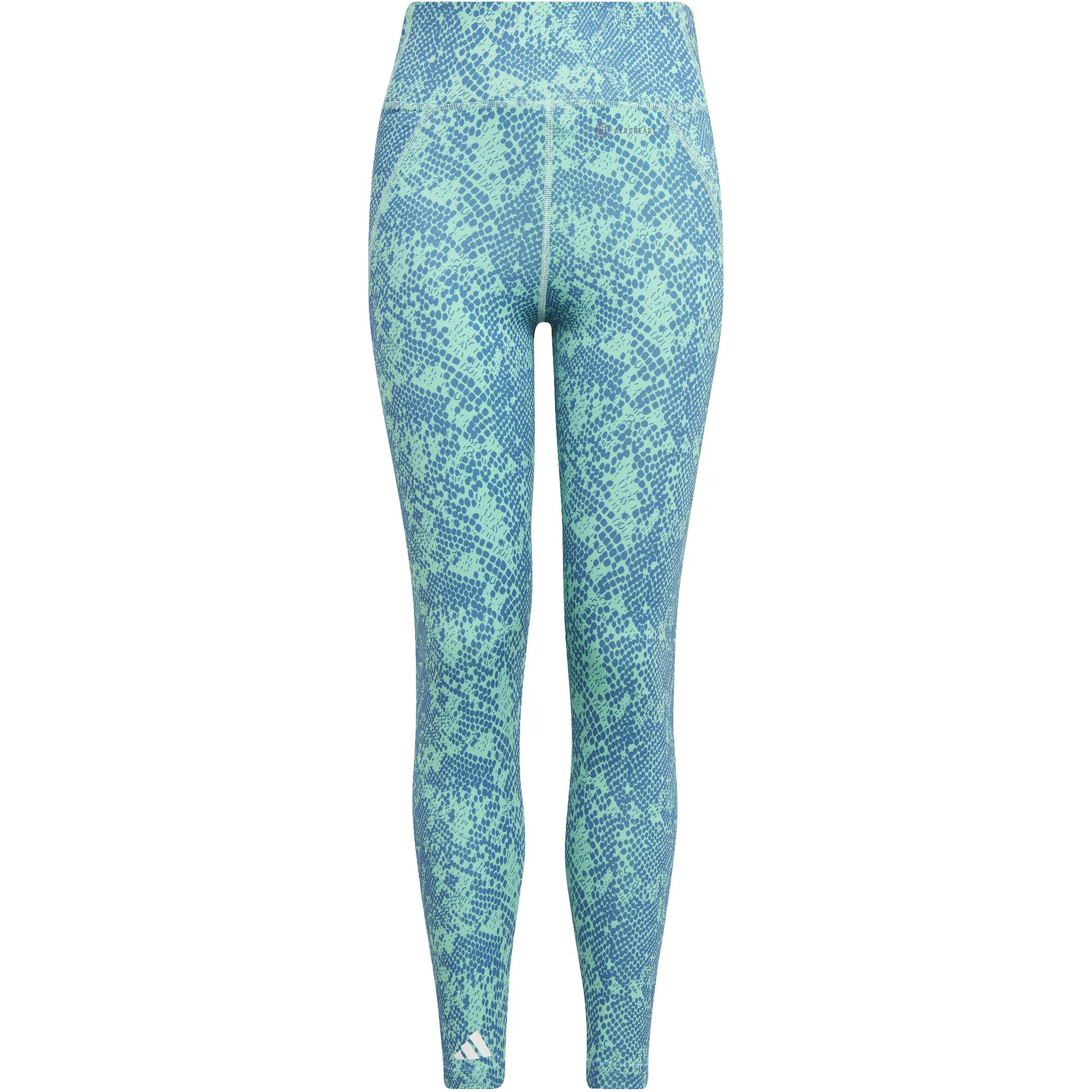 ADIDAS SPORTSWEAR Pantaloni sport 'Aeroready Animal-Print Optime High-Rise ' albastru marin / turcoaz - Pled.ro