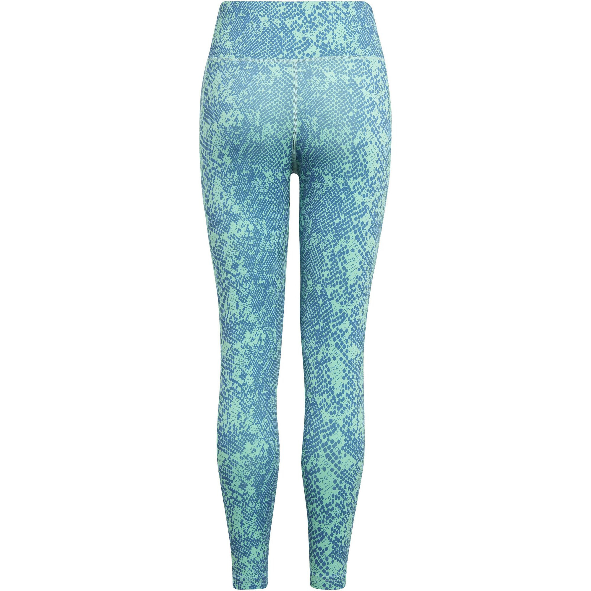 ADIDAS SPORTSWEAR Pantaloni sport 'Aeroready Animal-Print Optime High-Rise ' albastru marin / turcoaz - Pled.ro