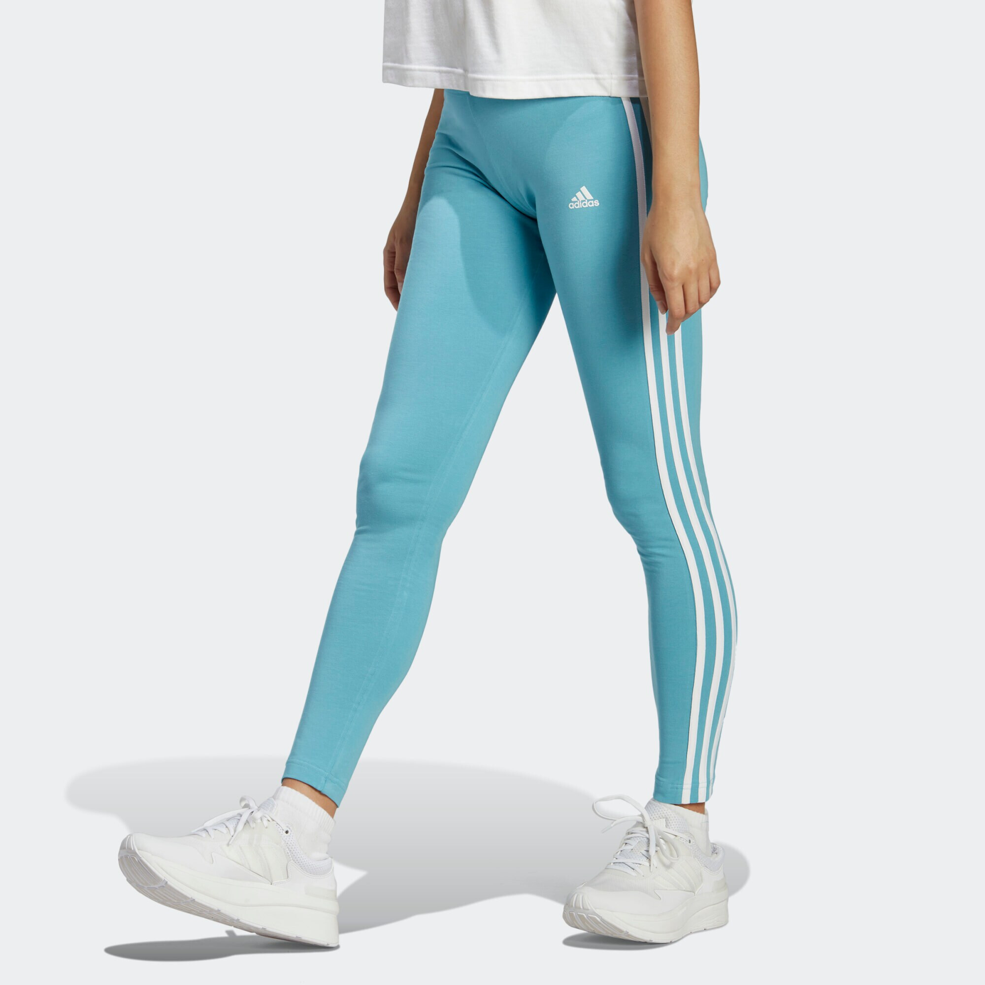 ADIDAS SPORTSWEAR Pantaloni sport 'Essential' albastru deschis / alb - Pled.ro