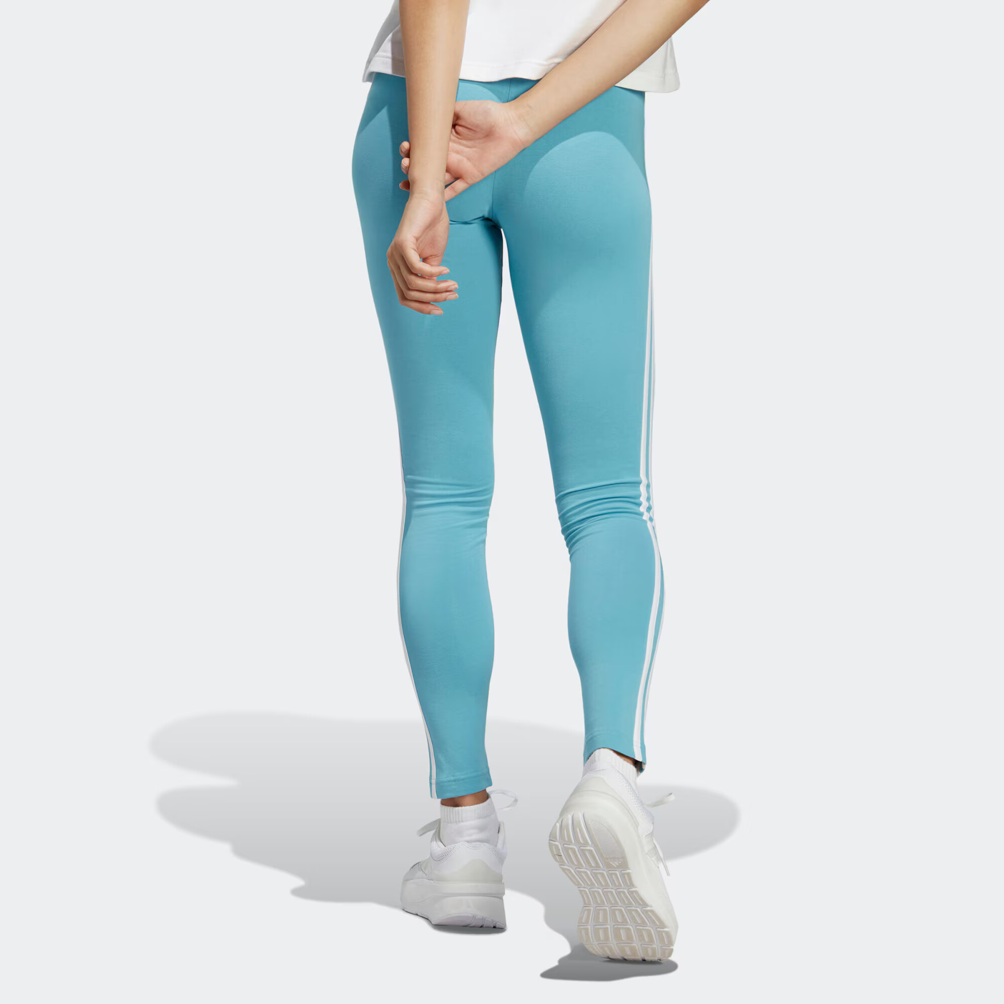 ADIDAS SPORTSWEAR Pantaloni sport 'Essential' albastru deschis / alb - Pled.ro