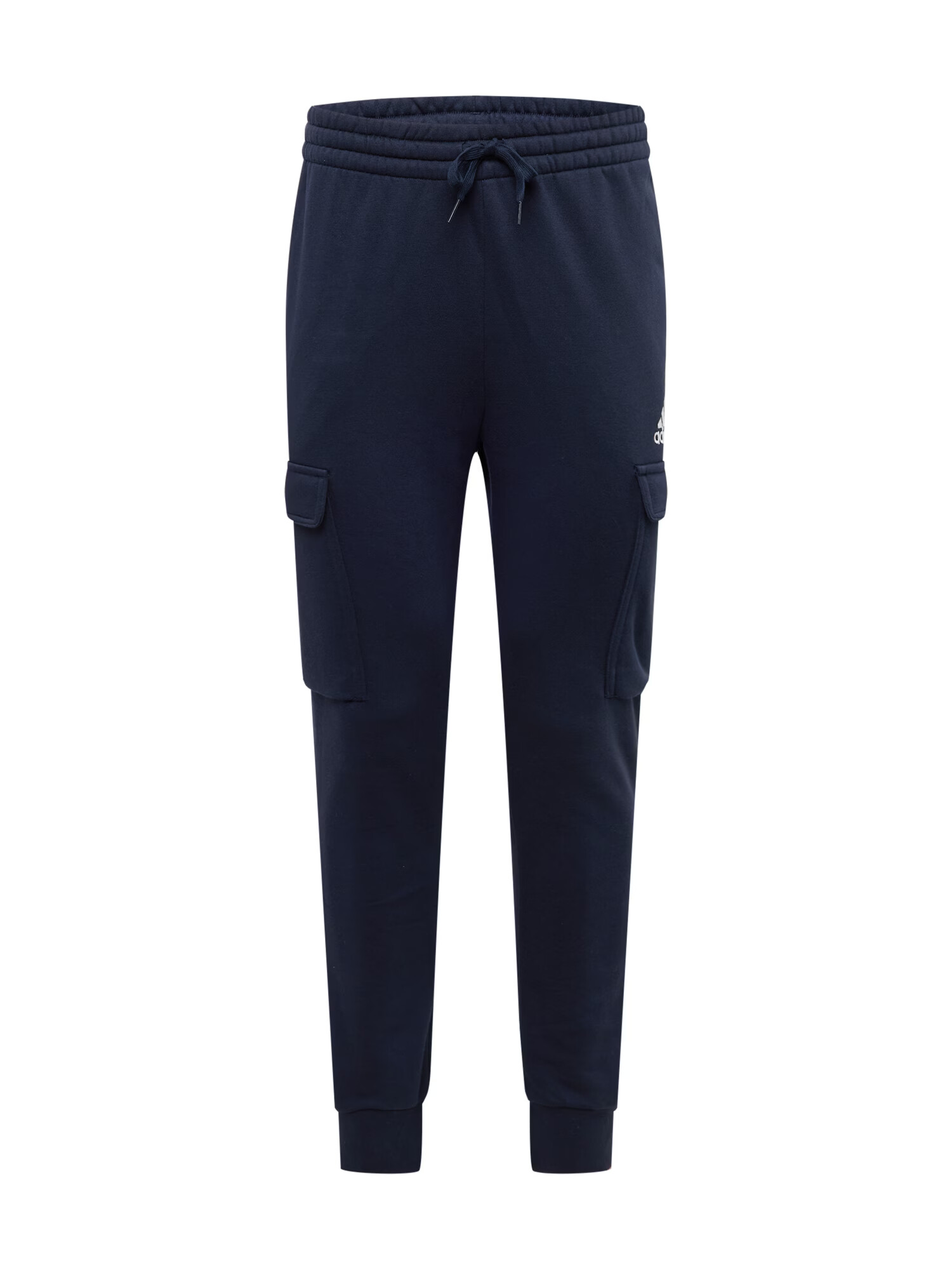 ADIDAS SPORTSWEAR Pantaloni sport 'Essentials Fleece Tapered ' albastru închis / alb - Pled.ro