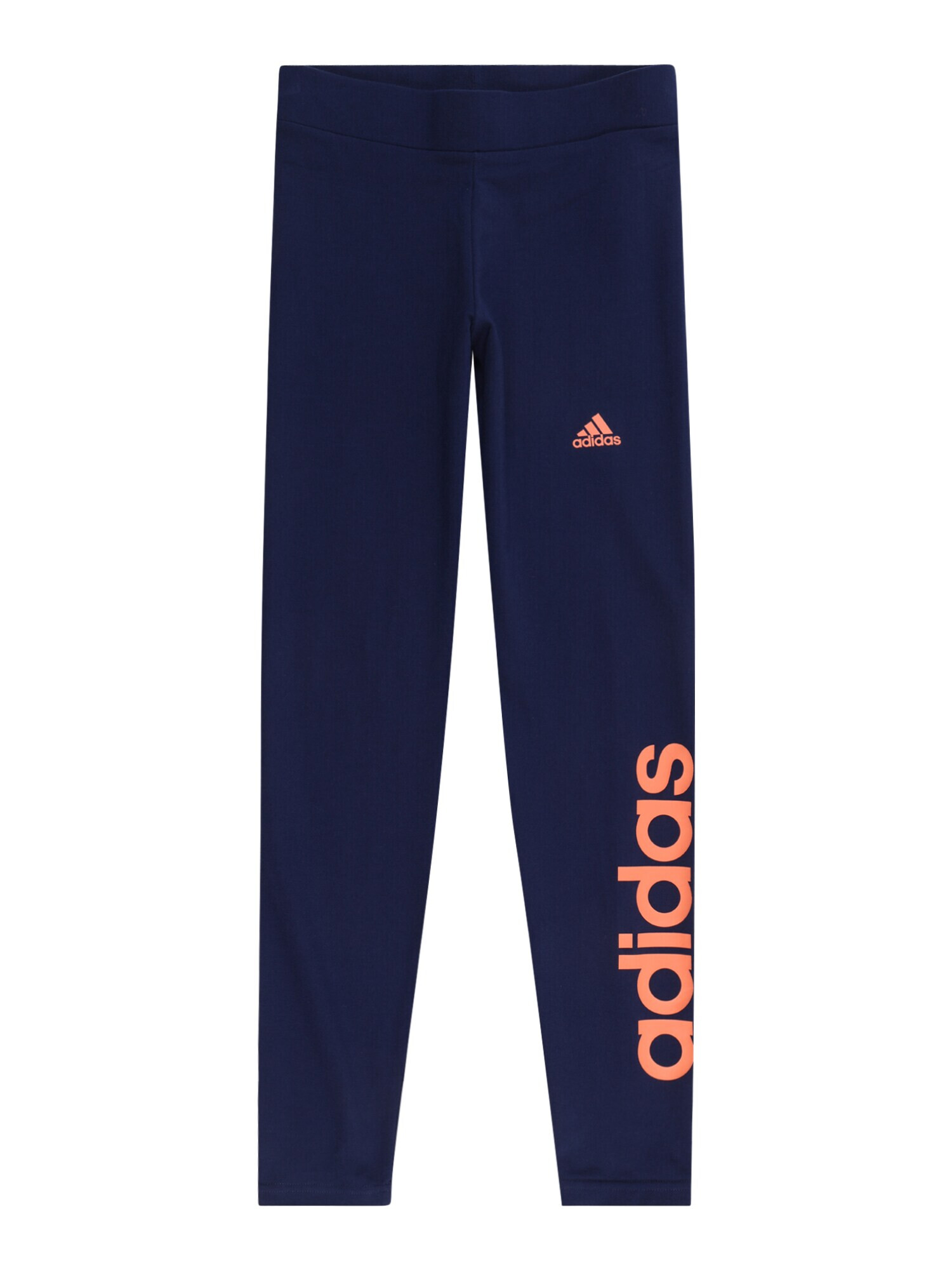 ADIDAS SPORTSWEAR Pantaloni sport 'Essentials Linear Logo ' albastru cobalt / portocaliu piersică - Pled.ro