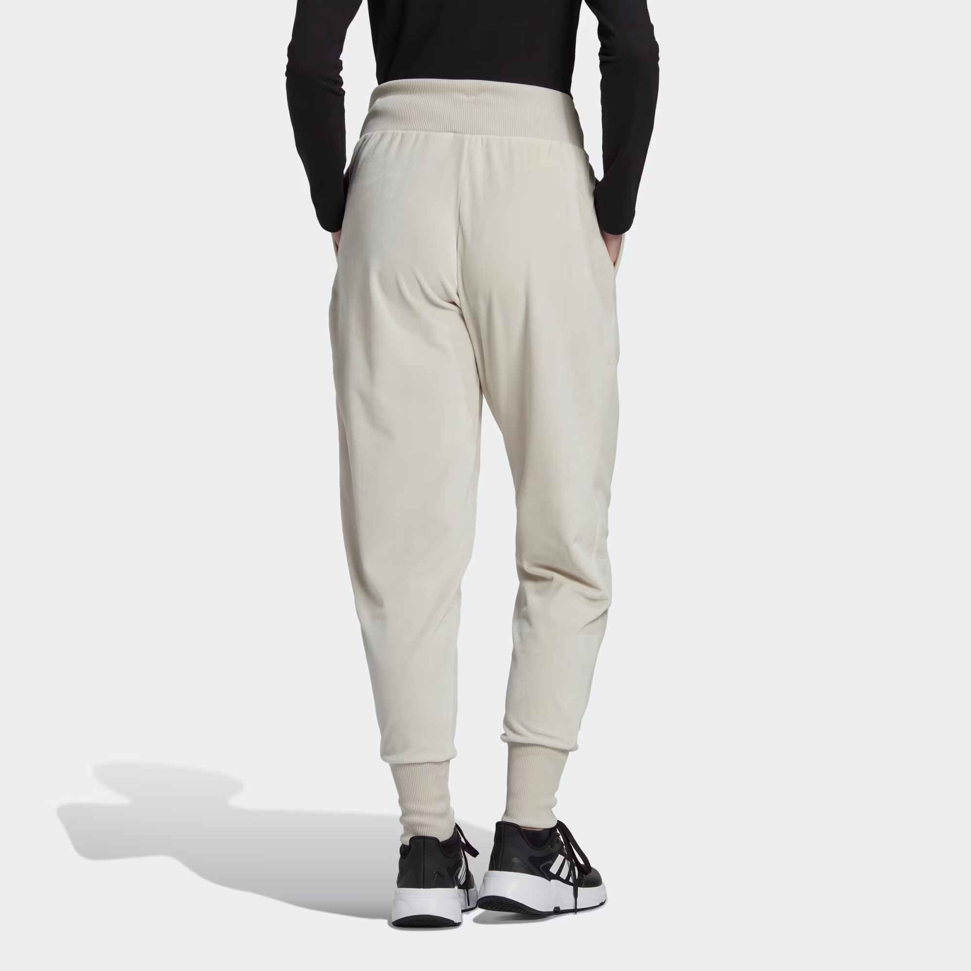 ADIDAS SPORTSWEAR Pantaloni sport bej / negru - Pled.ro