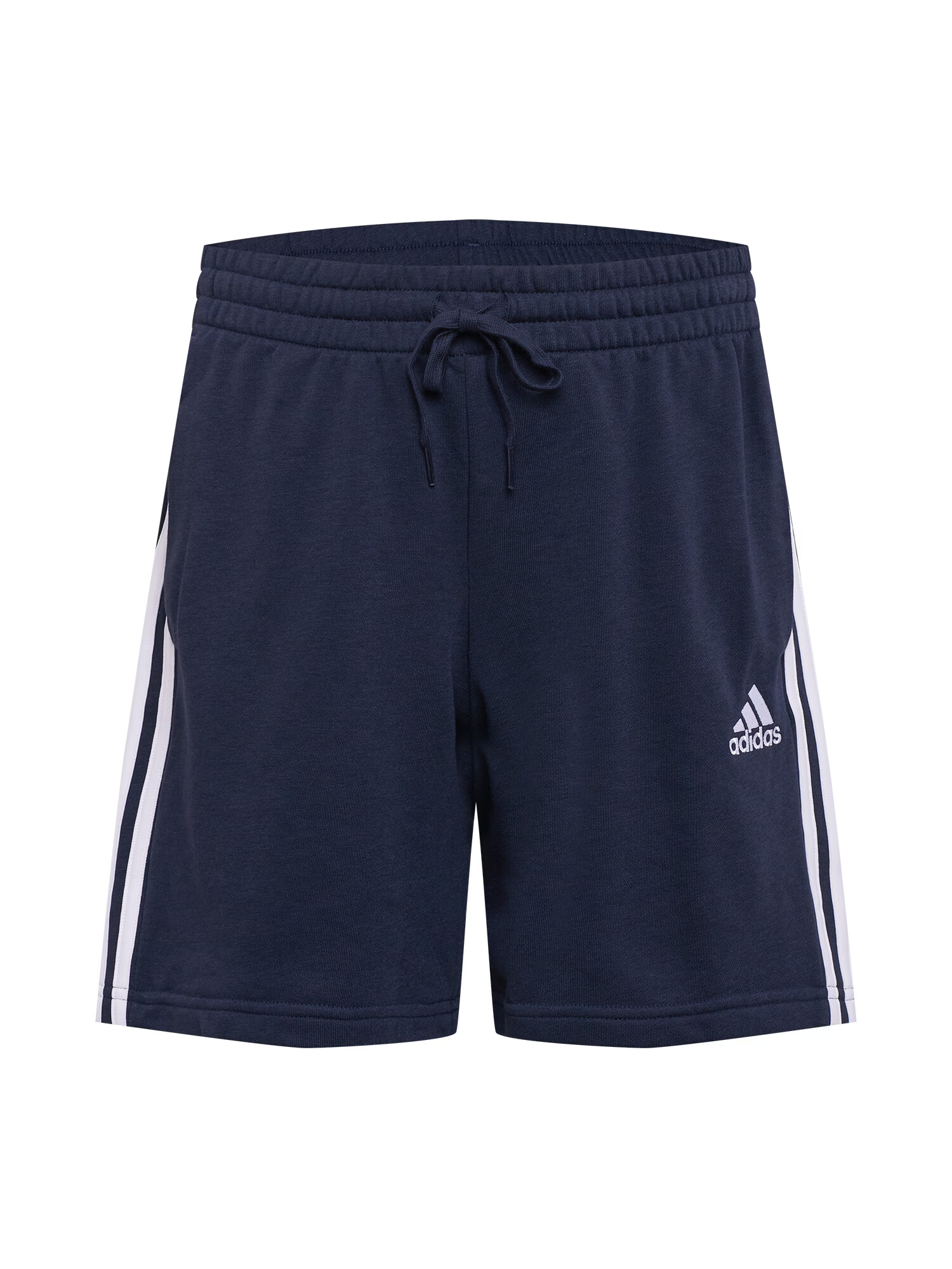 ADIDAS SPORTSWEAR Pantaloni sport 'Essentials French Terry 3-Stripes' bleumarin / alb - Pled.ro