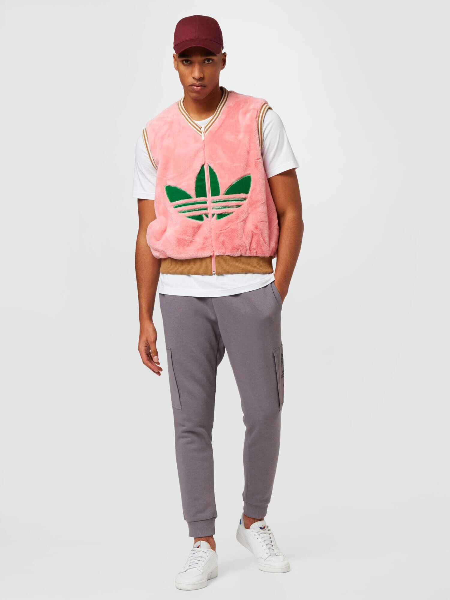 ADIDAS SPORTSWEAR Pantaloni sport 'BrandLove' gri - Pled.ro