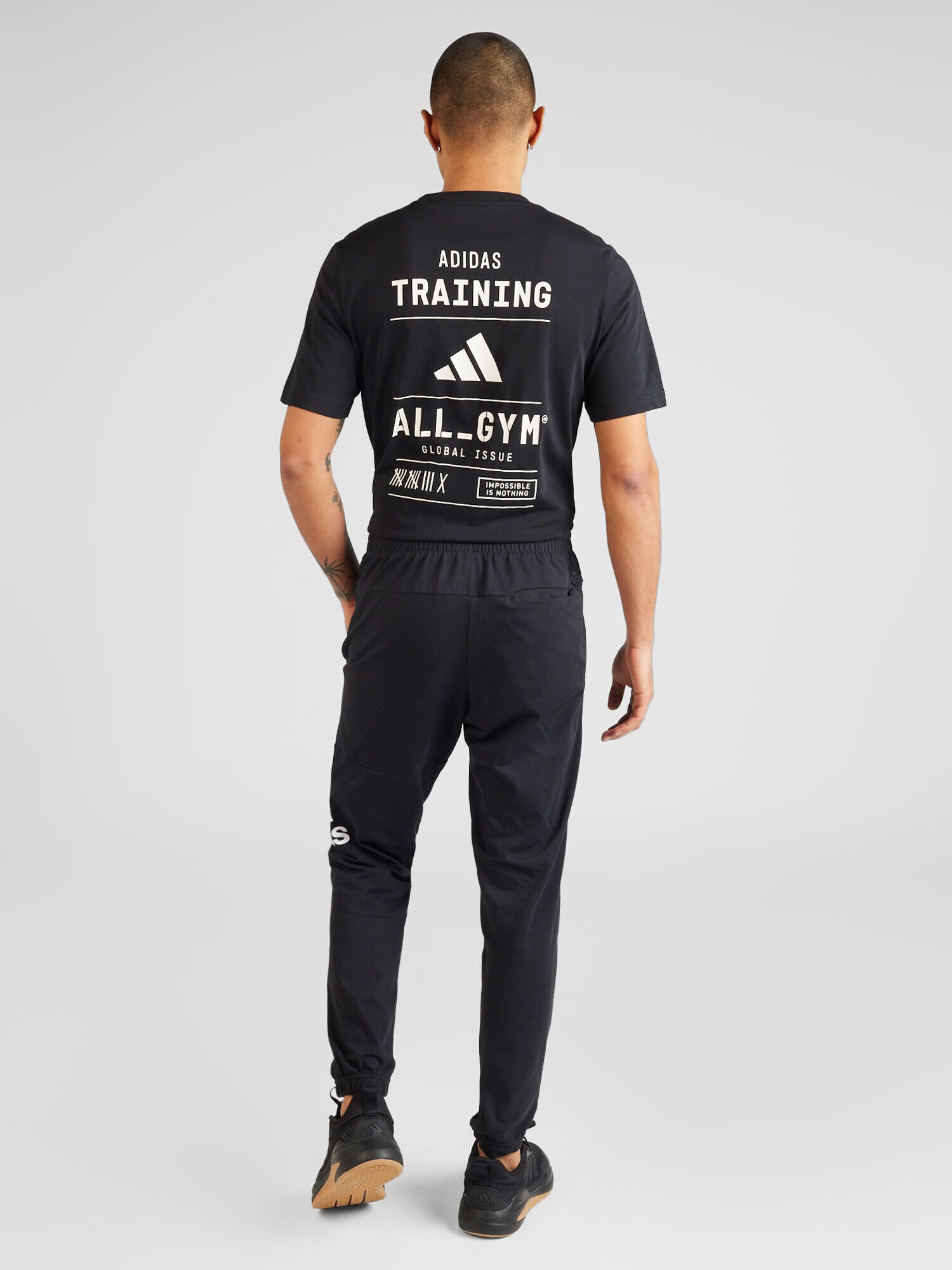 ADIDAS SPORTSWEAR Pantaloni sport 'ESS' negru / alb - Pled.ro