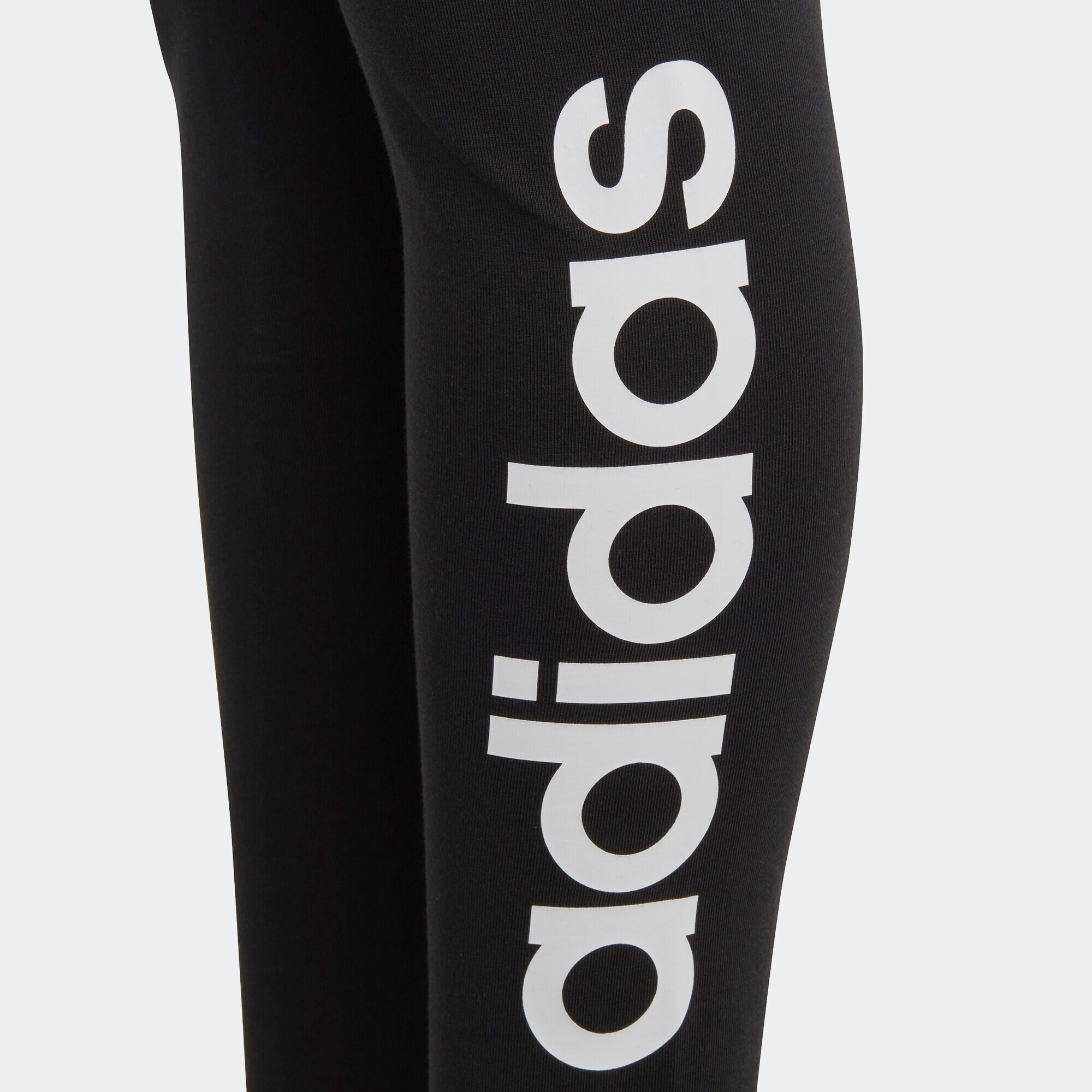 ADIDAS SPORTSWEAR Pantaloni sport 'Essentials Linear Logo ' negru / alb - Pled.ro