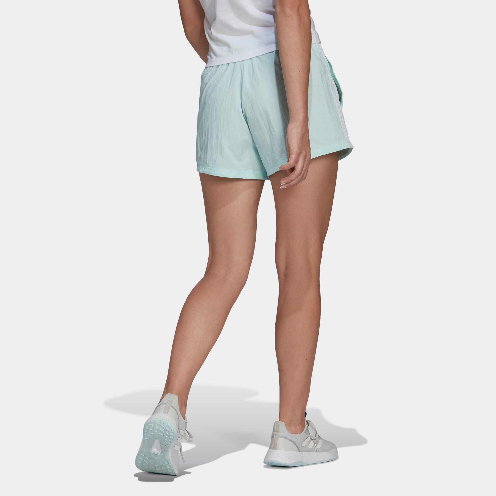 ADIDAS SPORTSWEAR Pantaloni sport 'Essentials' verde mentă / alb - Pled.ro