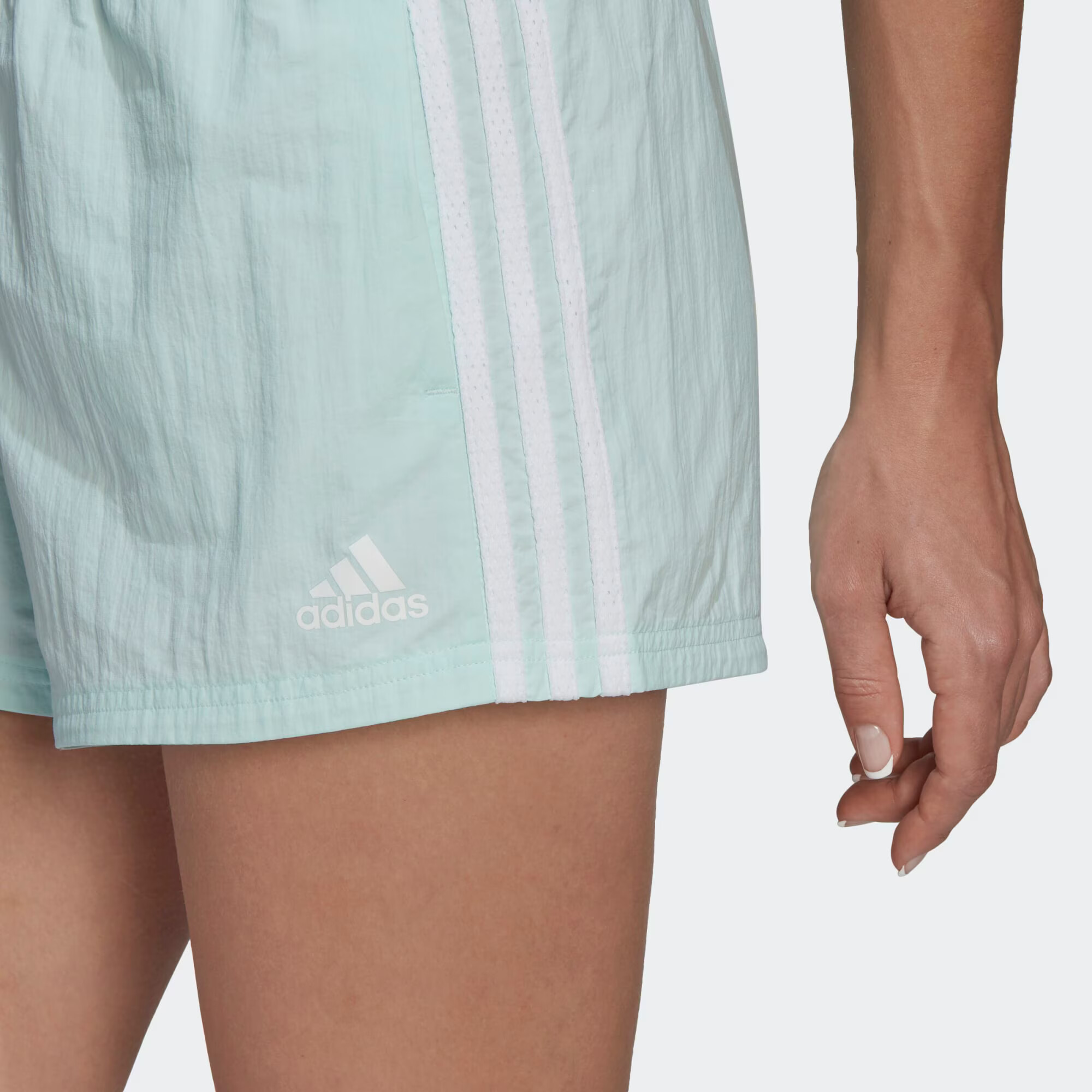 ADIDAS SPORTSWEAR Pantaloni sport 'Essentials' verde mentă / alb - Pled.ro