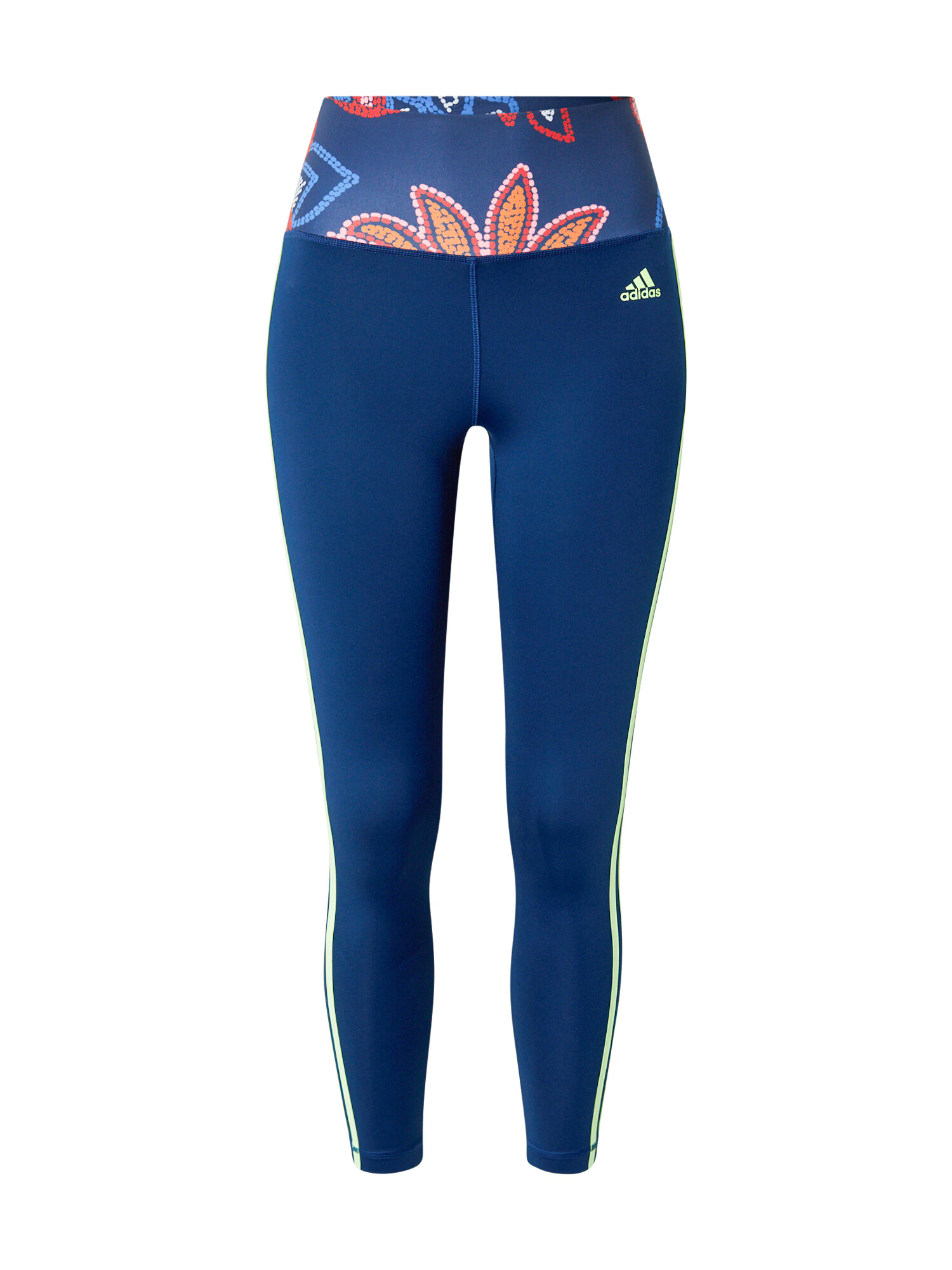 ADIDAS SPORTSWEAR Pantaloni sport 'Farm Rio Essentials' albastru deschis / albastru închis / portocaliu / roz pitaya - Pled.ro