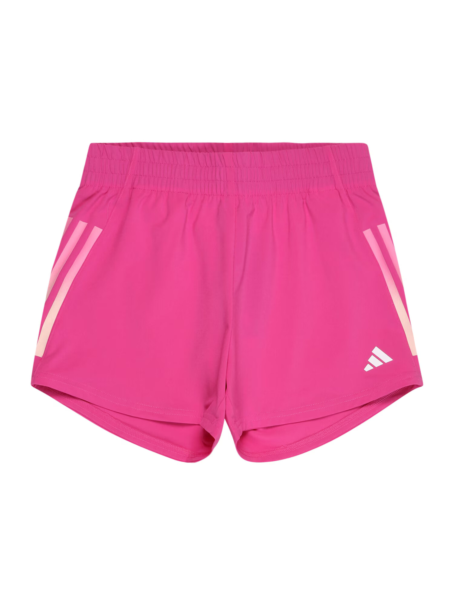 ADIDAS SPORTSWEAR Pantaloni sport 'Aeroready 3-Stripes High-Rise' fucsia / alb - Pled.ro