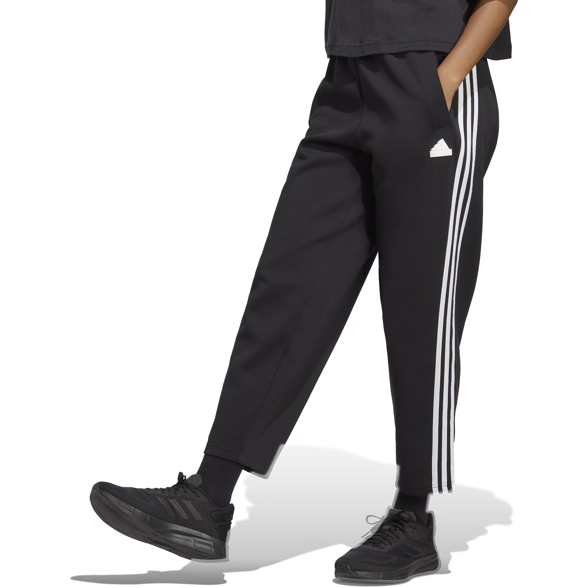 ADIDAS SPORTSWEAR Pantaloni sport 'Future Icons 3-Stripes' negru / alb - Pled.ro