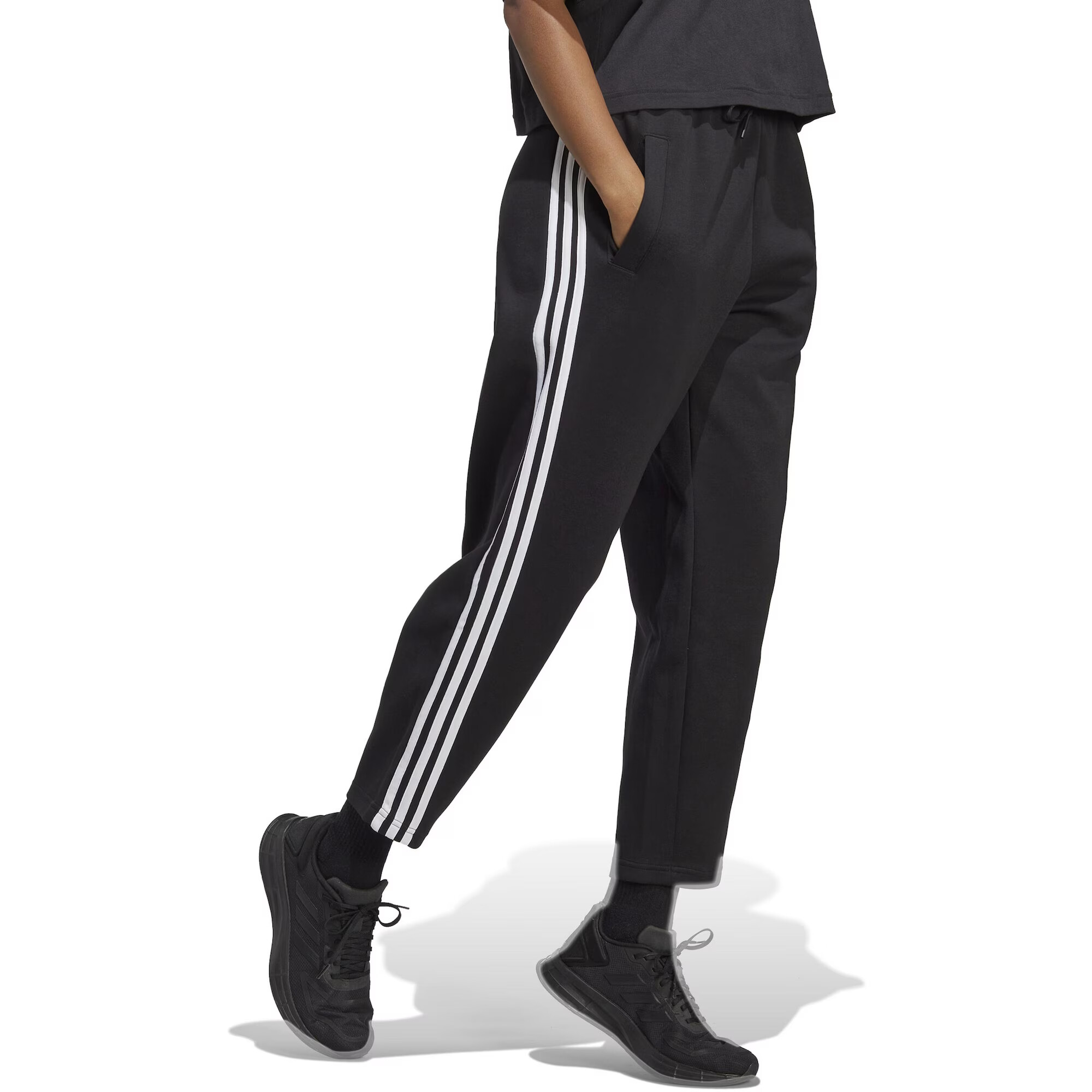 ADIDAS SPORTSWEAR Pantaloni sport 'Future Icons 3-Stripes' negru / alb - Pled.ro