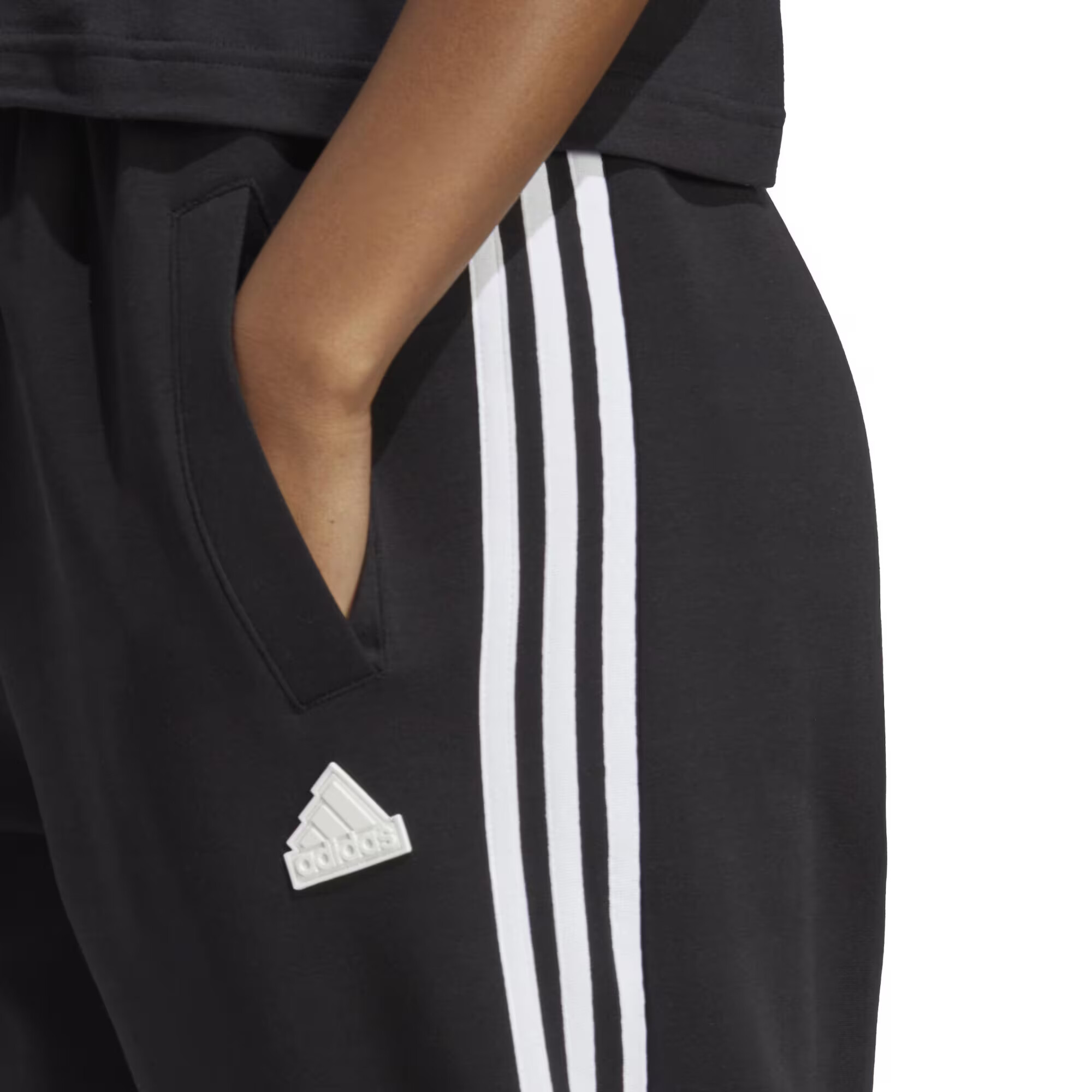 ADIDAS SPORTSWEAR Pantaloni sport 'Future Icons 3-Stripes' negru / alb - Pled.ro