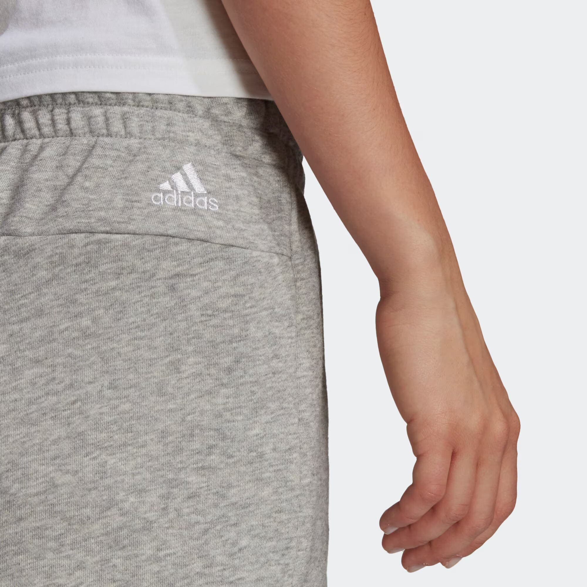 ADIDAS SPORTSWEAR Pantaloni sport gri amestecat / alb - Pled.ro