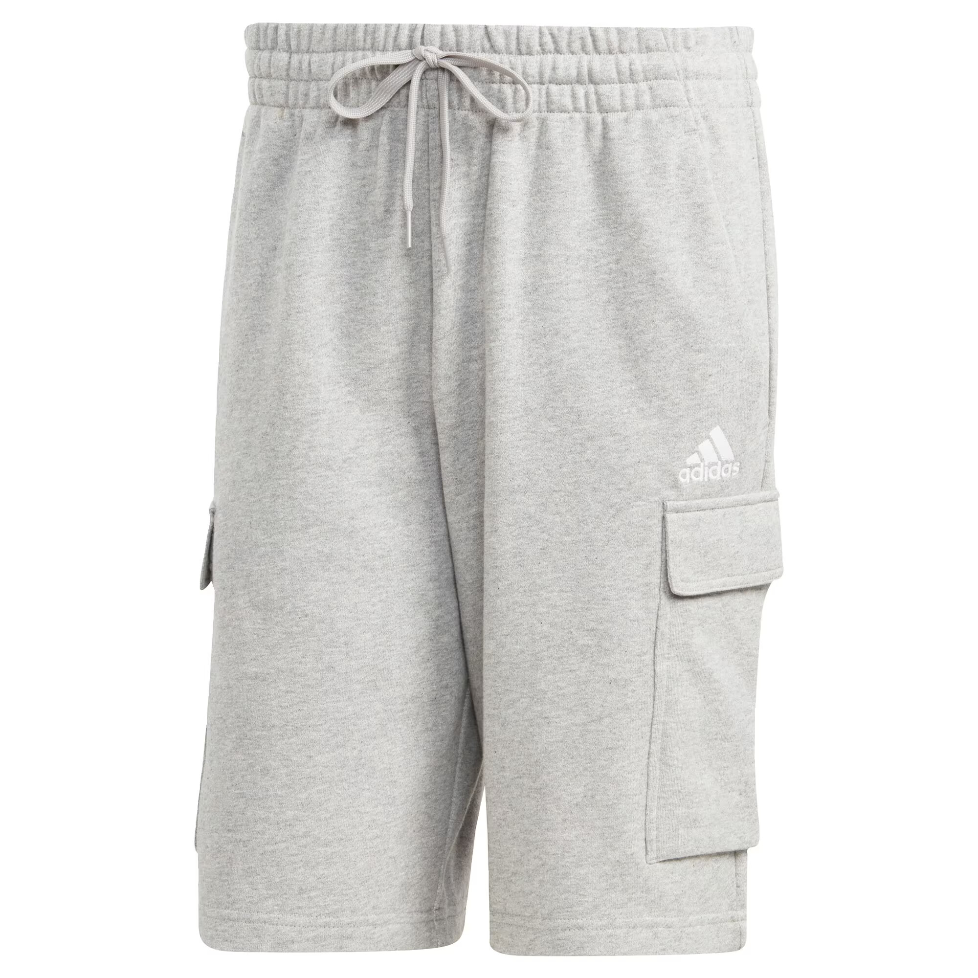 ADIDAS SPORTSWEAR Pantaloni sport 'Essentials' gri amestecat / alb - Pled.ro