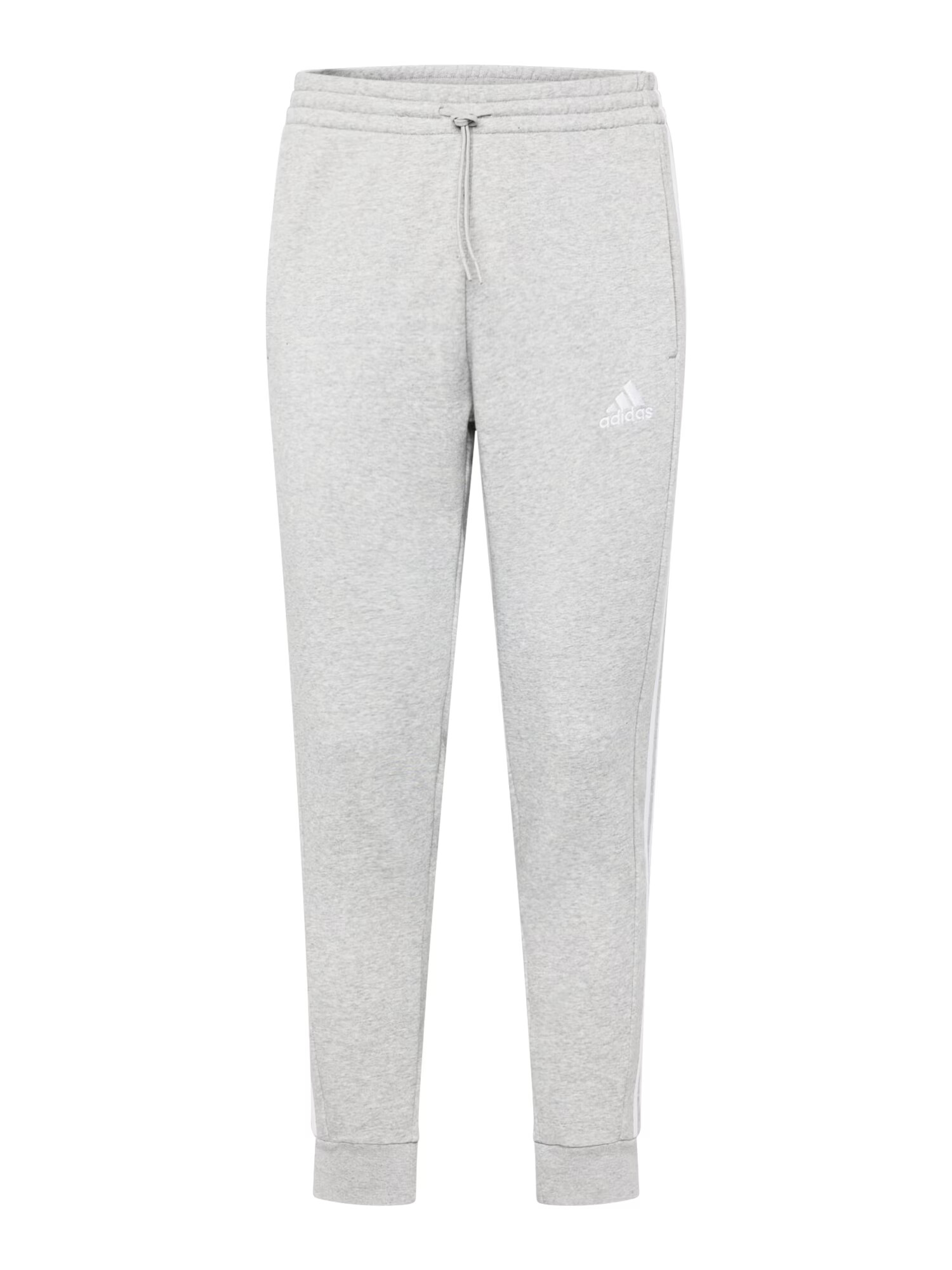 ADIDAS SPORTSWEAR Pantaloni sport 'Essentials' gri amestecat / alb - Pled.ro