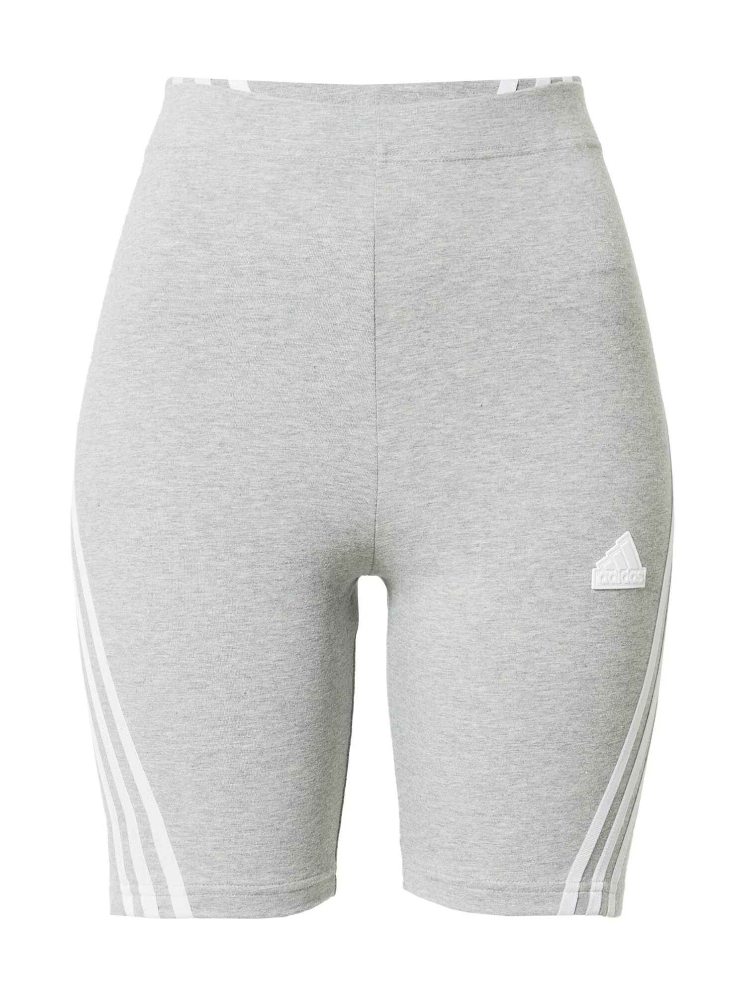 ADIDAS SPORTSWEAR Pantaloni sport 'Future Icons 3-Stripes Bike' gri amestecat / alb - Pled.ro